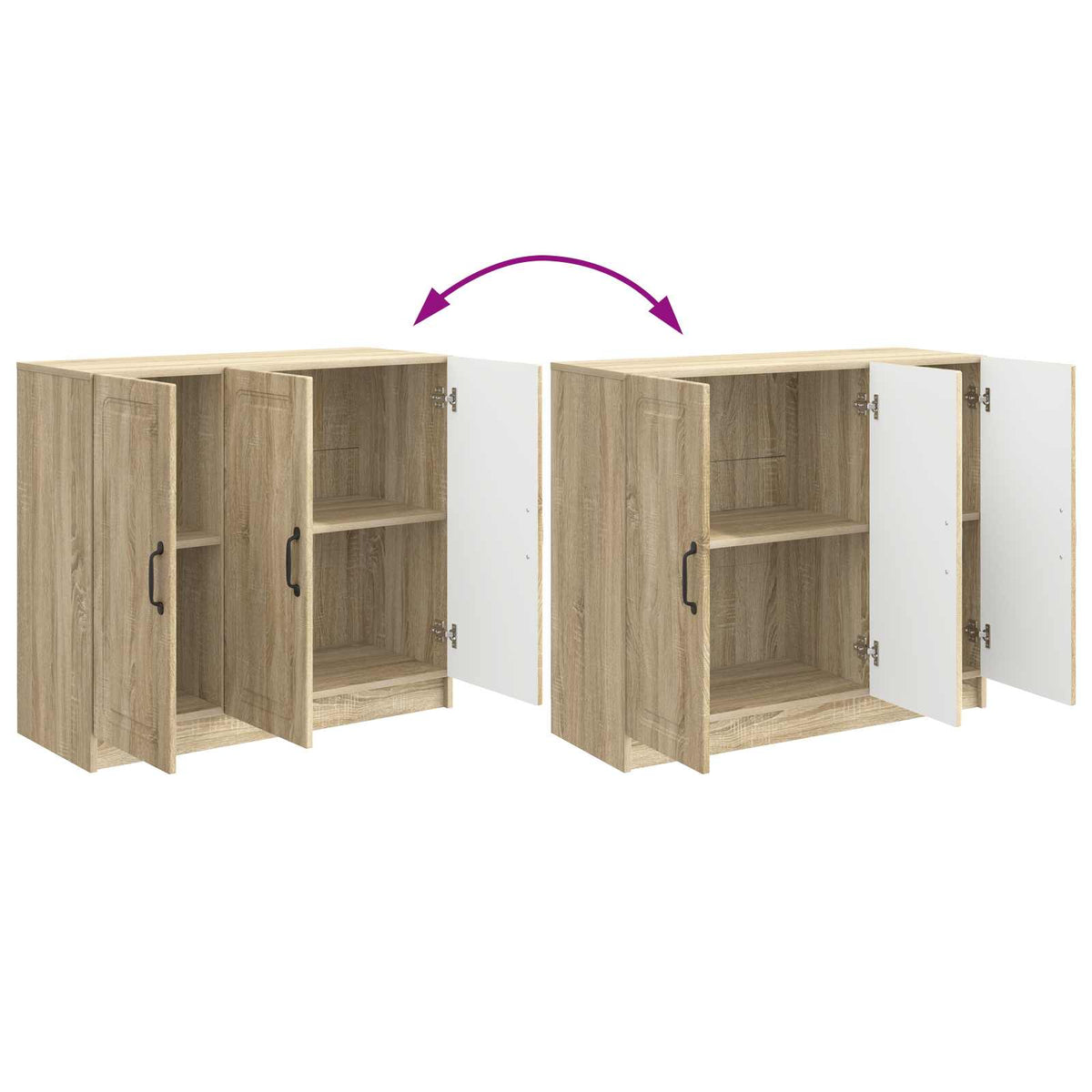 Kreveta Hrast sonoma 89 x 34,5 x 77 cm Konstruirano drvo