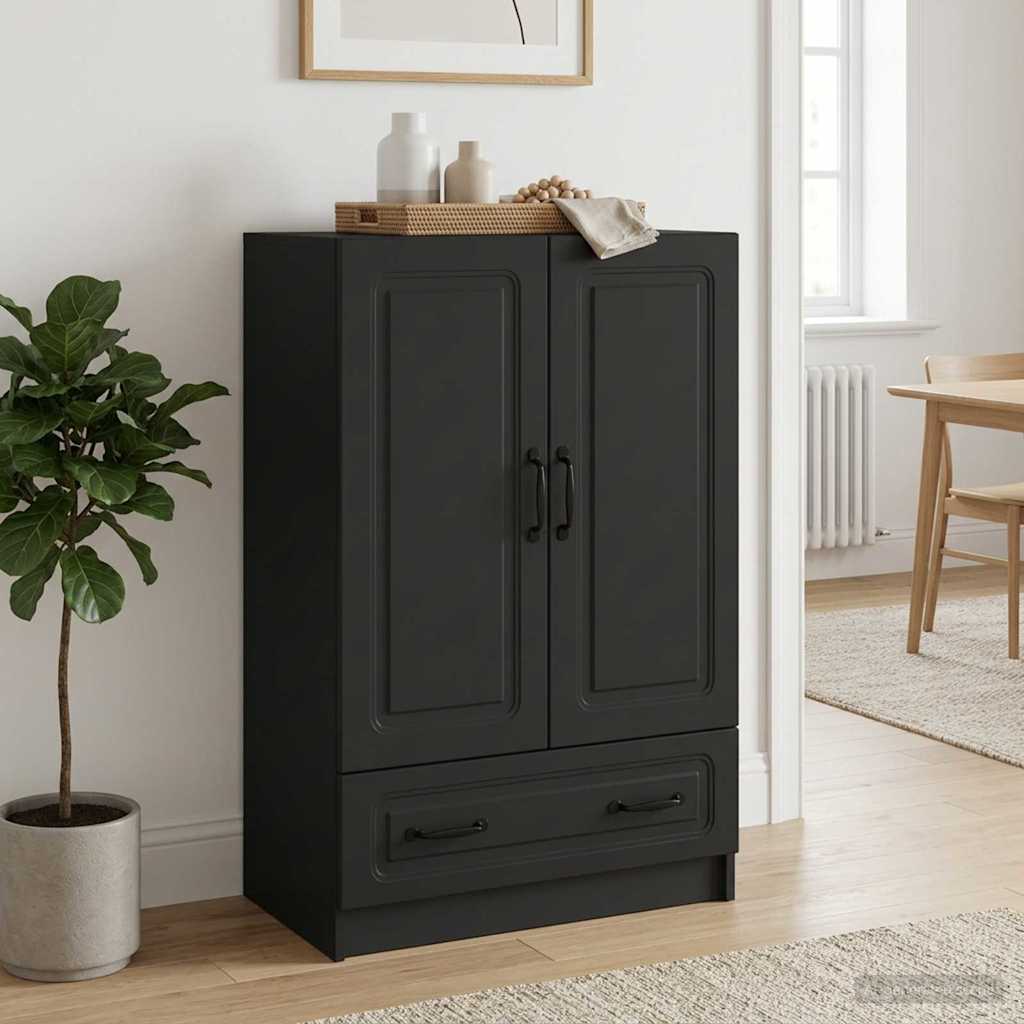 Kreveta s ladicama Crna 66 x 34,5 x 92 cm Konstruirano drvo