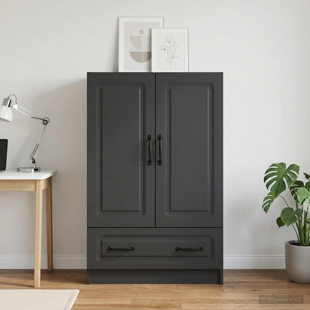 Kreveta s ladicama Crna 66 x 34,5 x 92 cm Konstruirano drvo