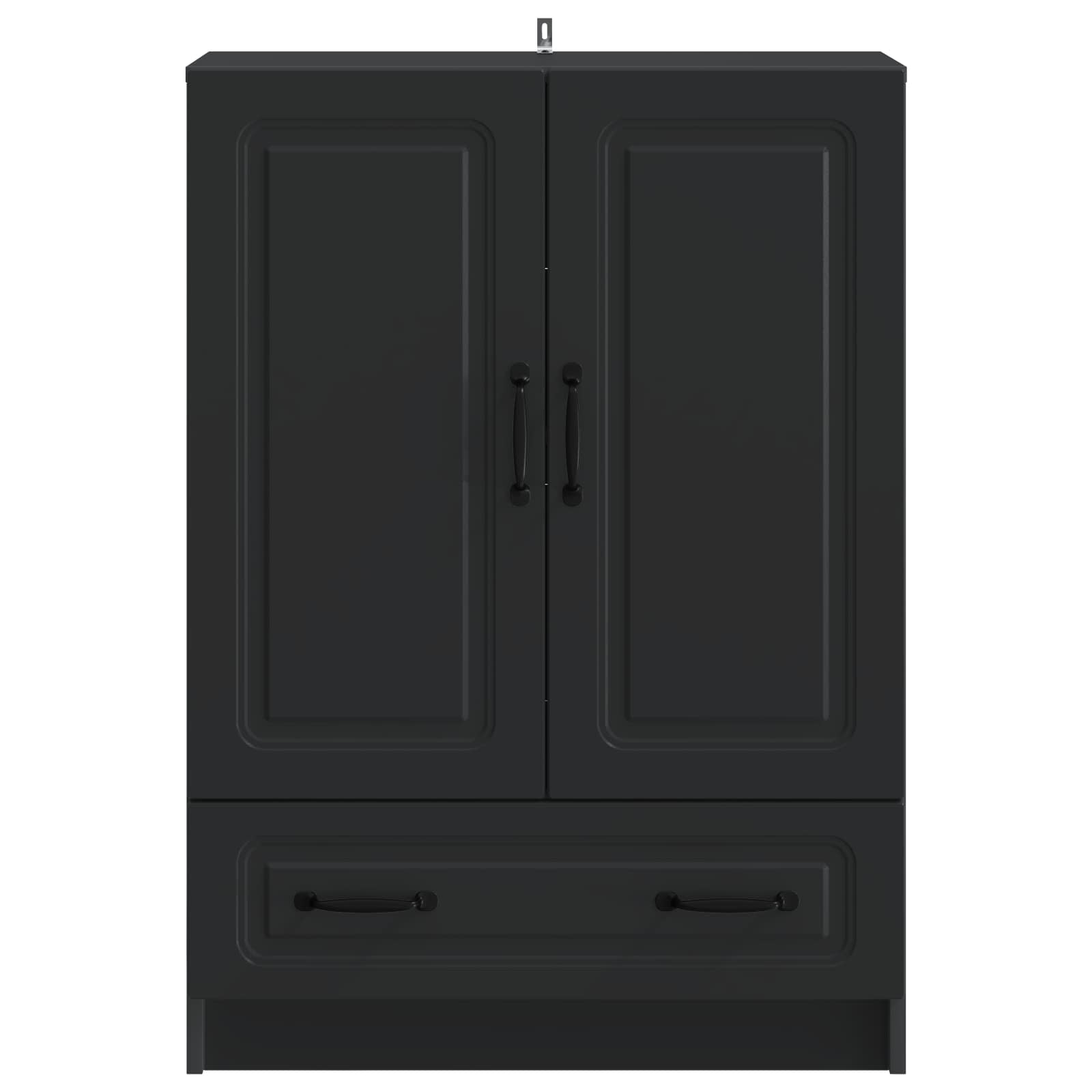 Kreveta s ladicama Crna 66 x 34,5 x 92 cm Konstruirano drvo