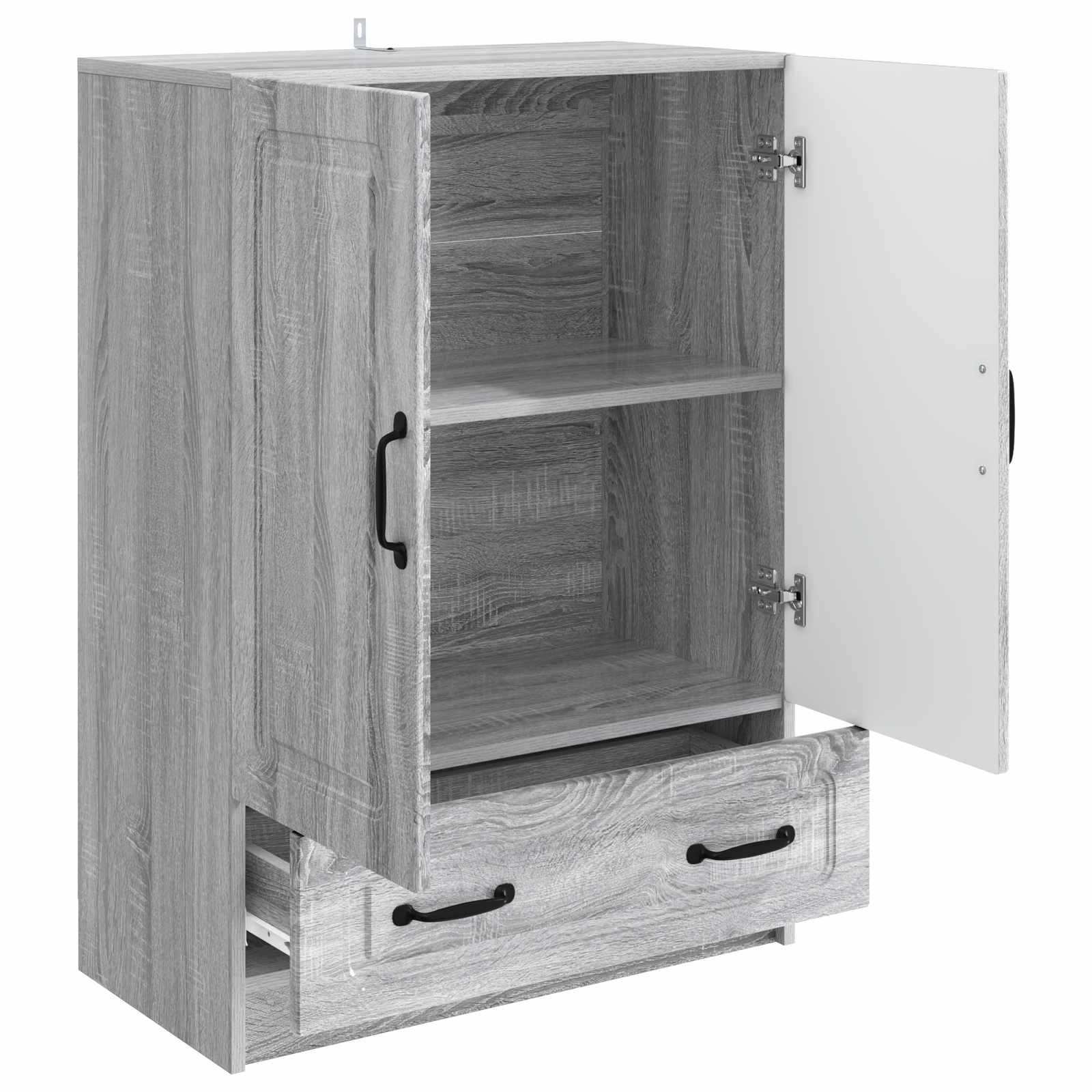 Kreveta Siva sonoma 66 x 34,5 x 92 cm Konstruirano drvo