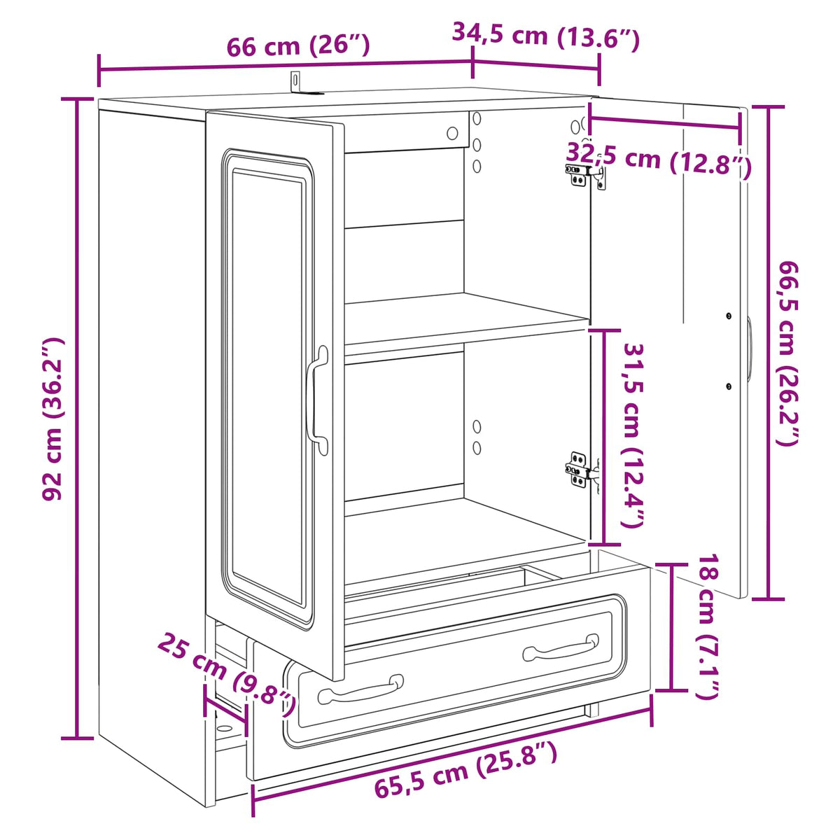 Kreveta Staro drvo 66 x 34,5 x 92 cm Konstruirano drvo