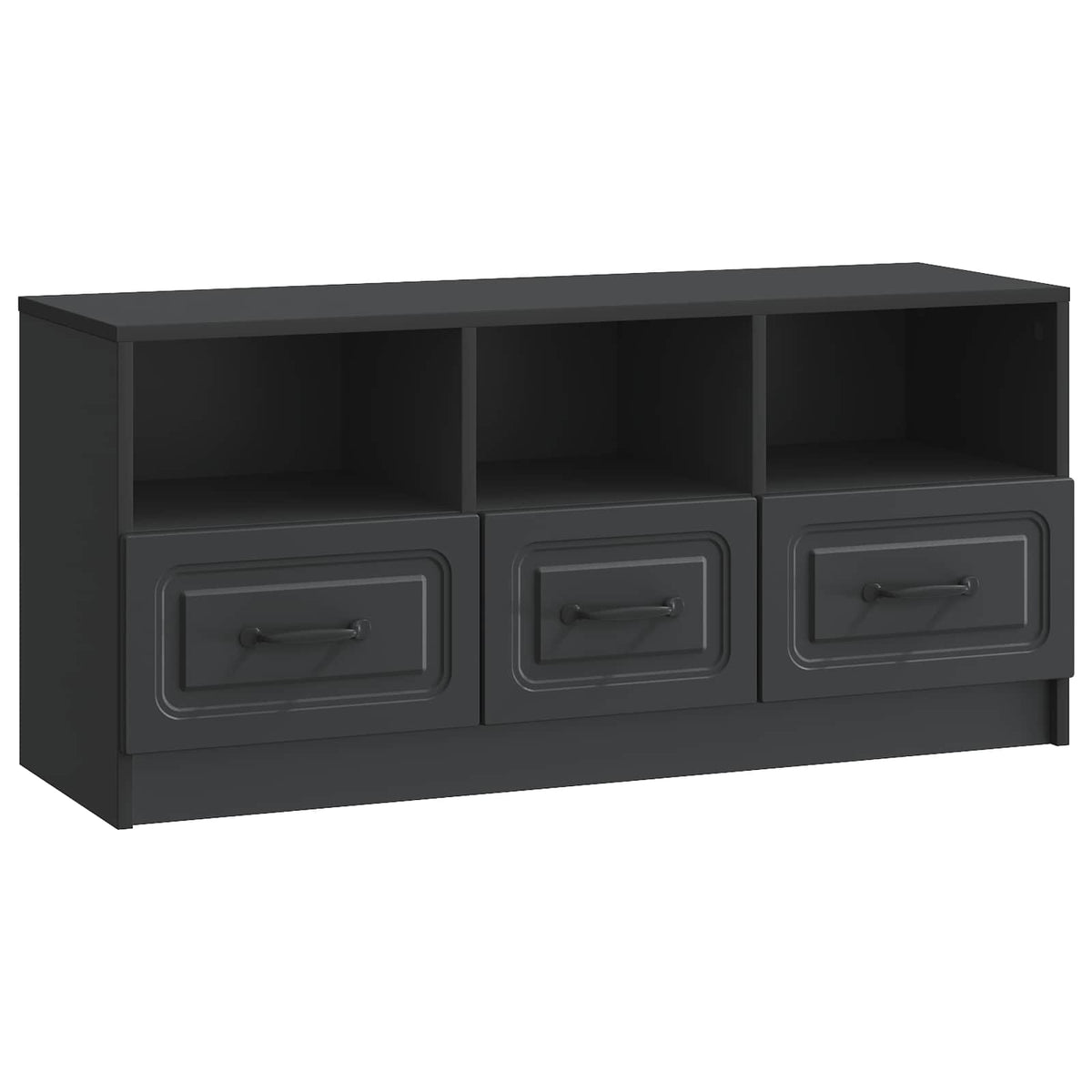 TV ormar s ladicama Crna 102 x 34,5 x 47 cm Konstruirano drvo