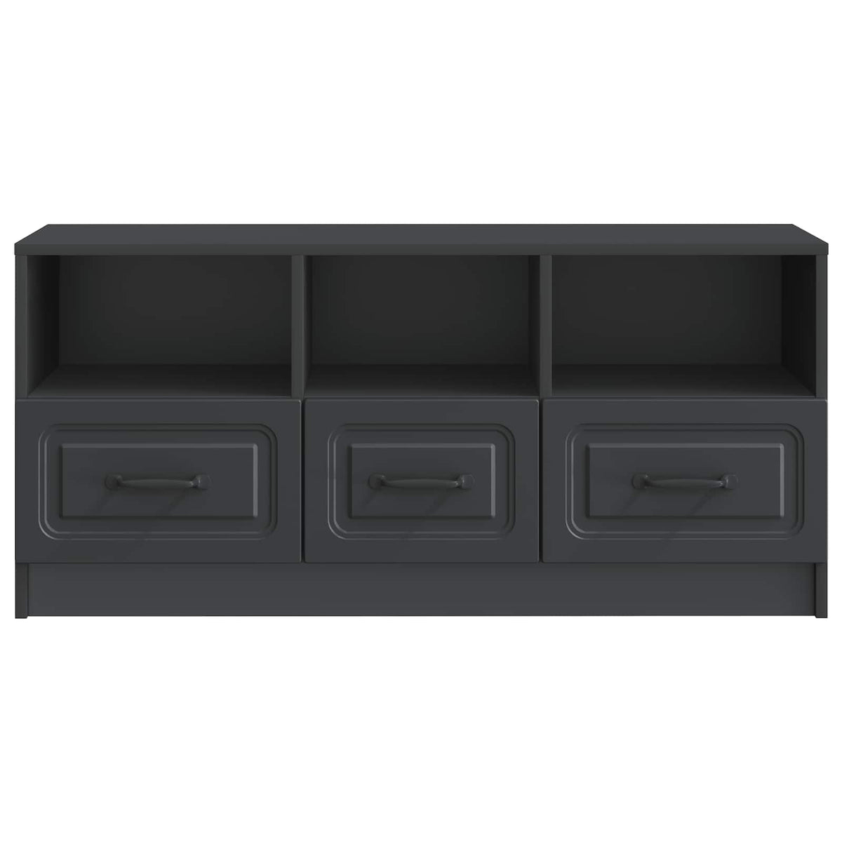 TV ormar s ladicama Crna 102 x 34,5 x 47 cm Konstruirano drvo