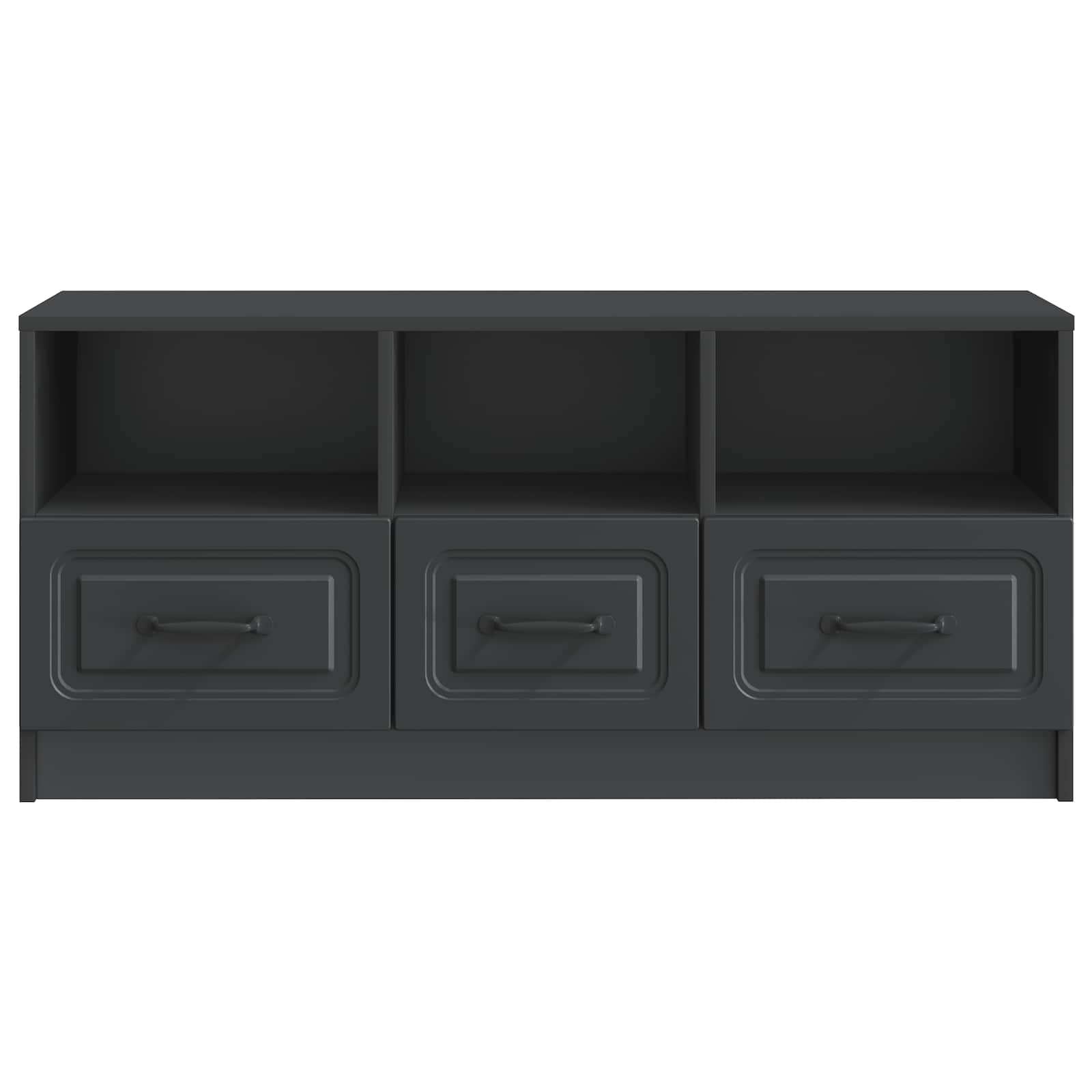 TV ormar s ladicama Crna 102 x 34,5 x 47 cm Konstruirano drvo