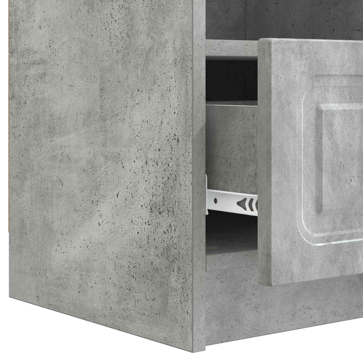 TV ormar Betonska siva 102 x 34,5 x 47 cm Konstruirano drvo