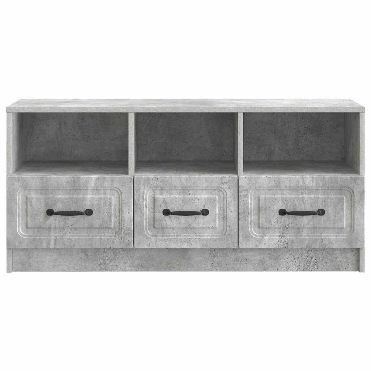 TV ormar Betonska siva 102 x 34,5 x 47 cm Konstruirano drvo