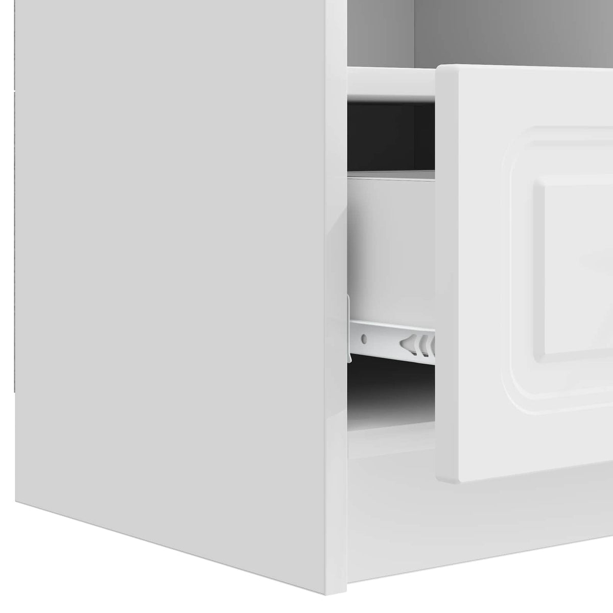 TV ormar s ladicama Bijela visokog sjaja 102 x 34,5 x 47 cm