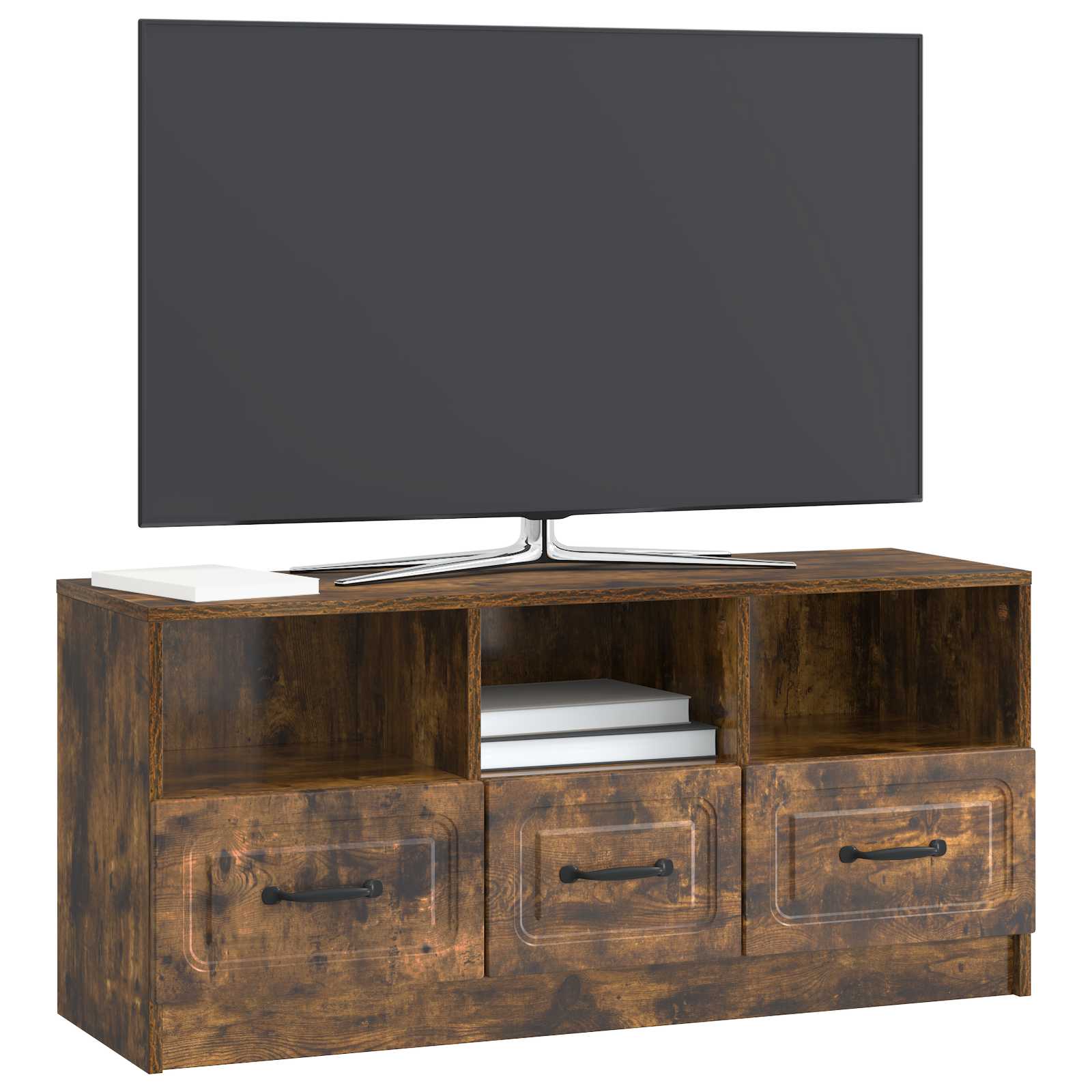 TV ormar Dimljeni hrast 102 x 34,5 x 47 cm Konstruirano drvo