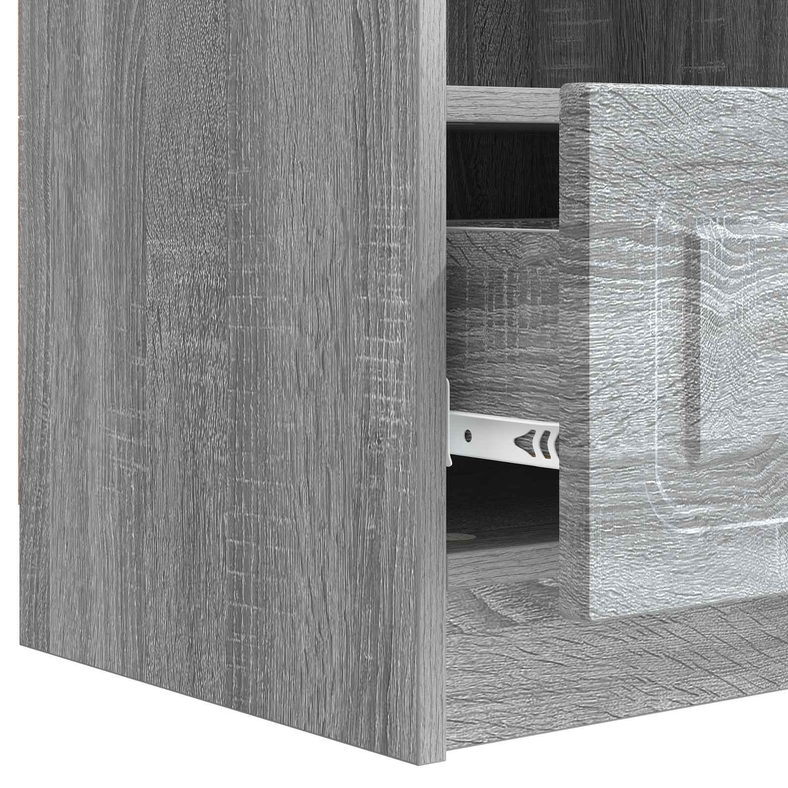 TV ormar Siva sonoma 102 x 34,5 x 47 cm Konstruirano drvo