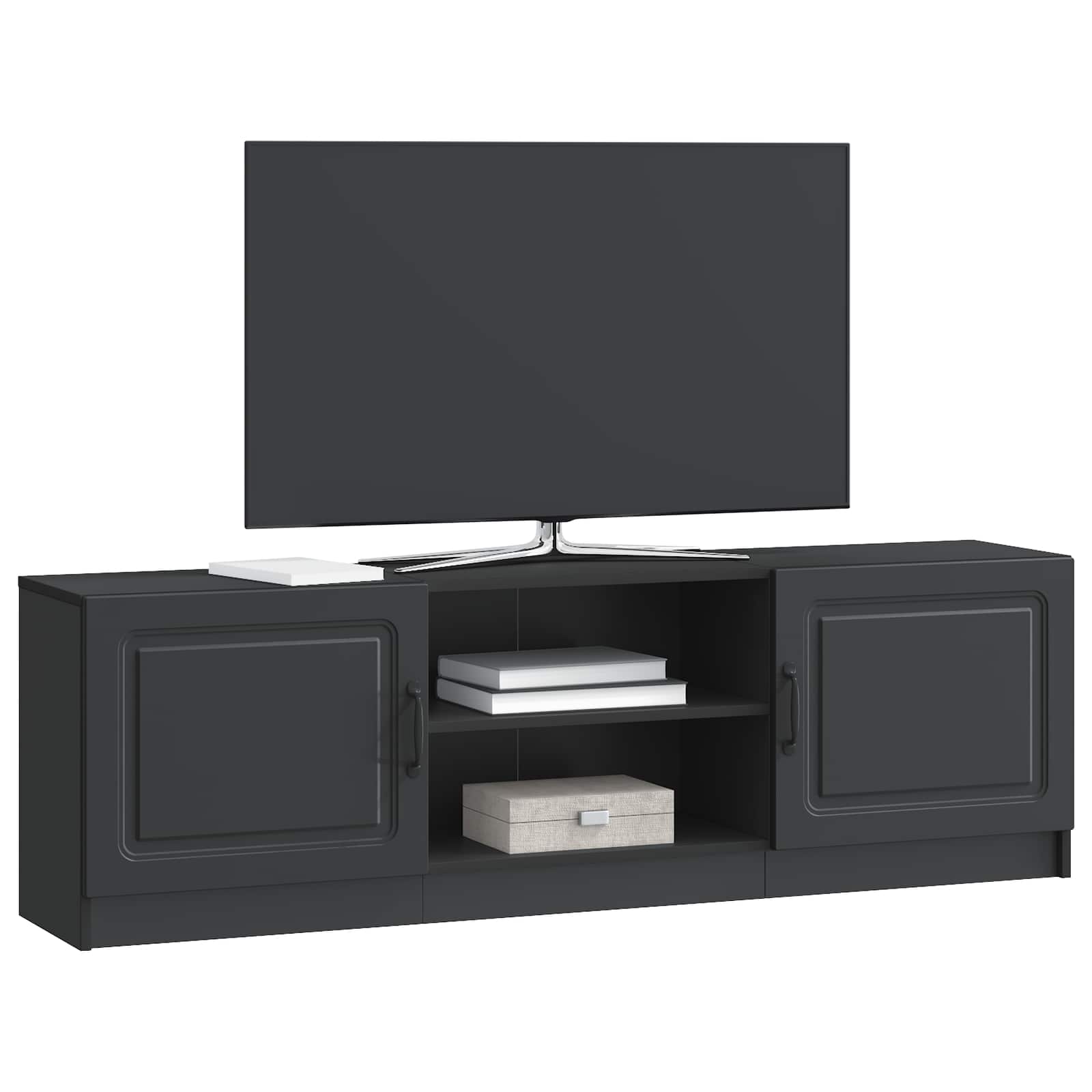 TV ormar Crna 150 x 31 x 47 cm Konstruirano drvo