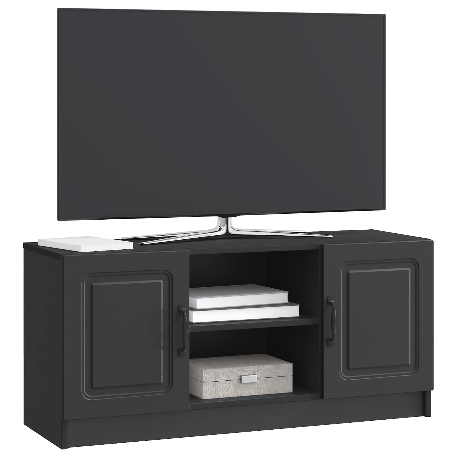 TV ormar Crna 102 x 34,5 x 47 cm Konstruirano drvo