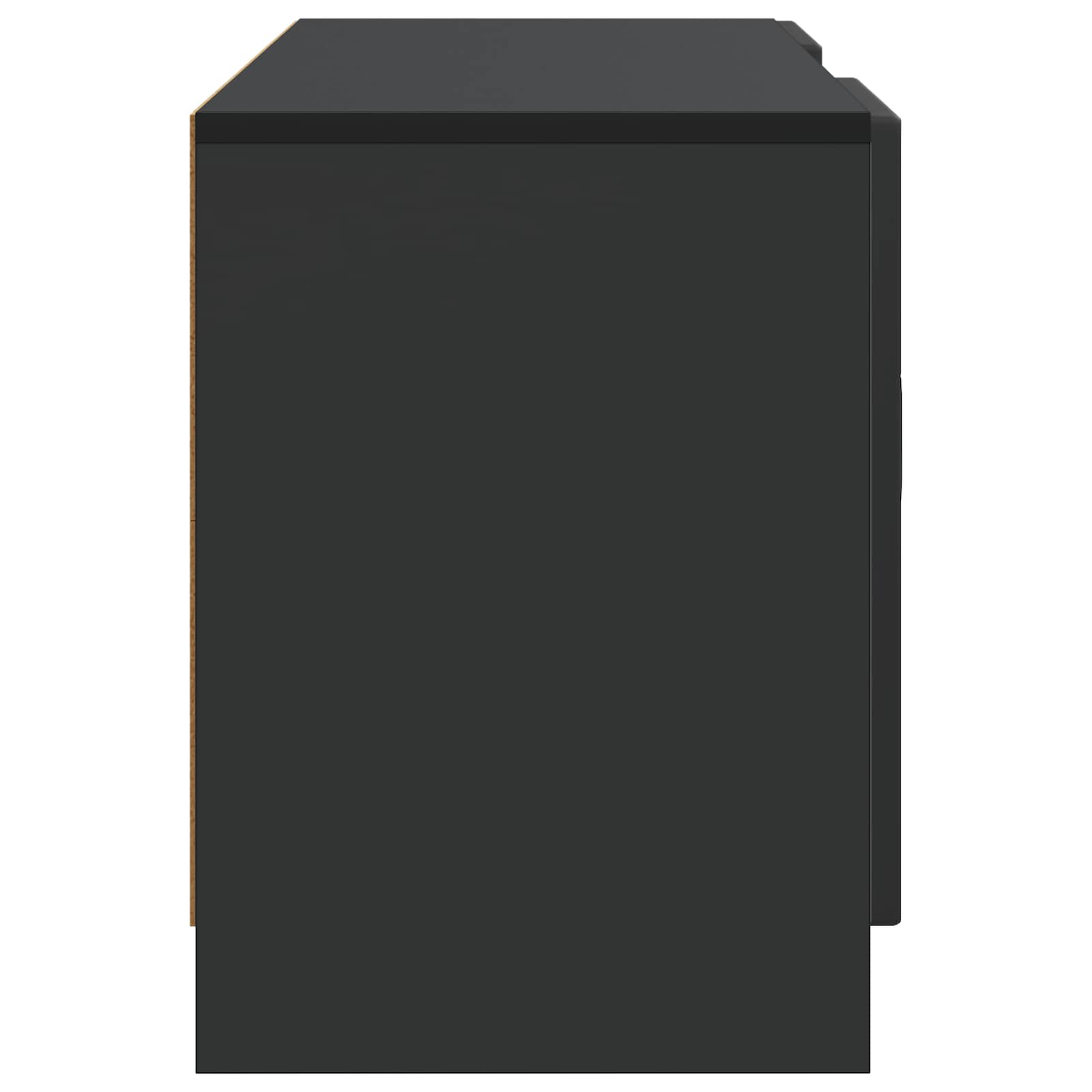 TV ormar Crna 102 x 34,5 x 47 cm Konstruirano drvo