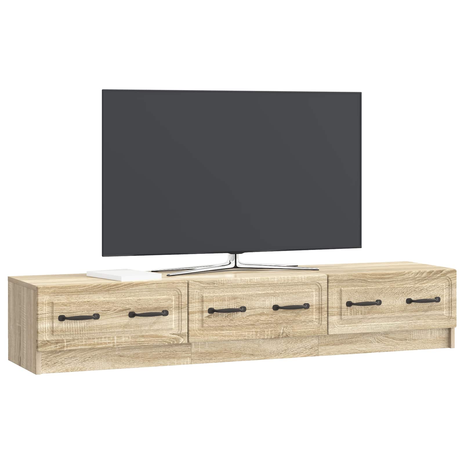 TV ormar Hrast sonoma 147 x 34,5 x 27 cm Konstruirano drvo