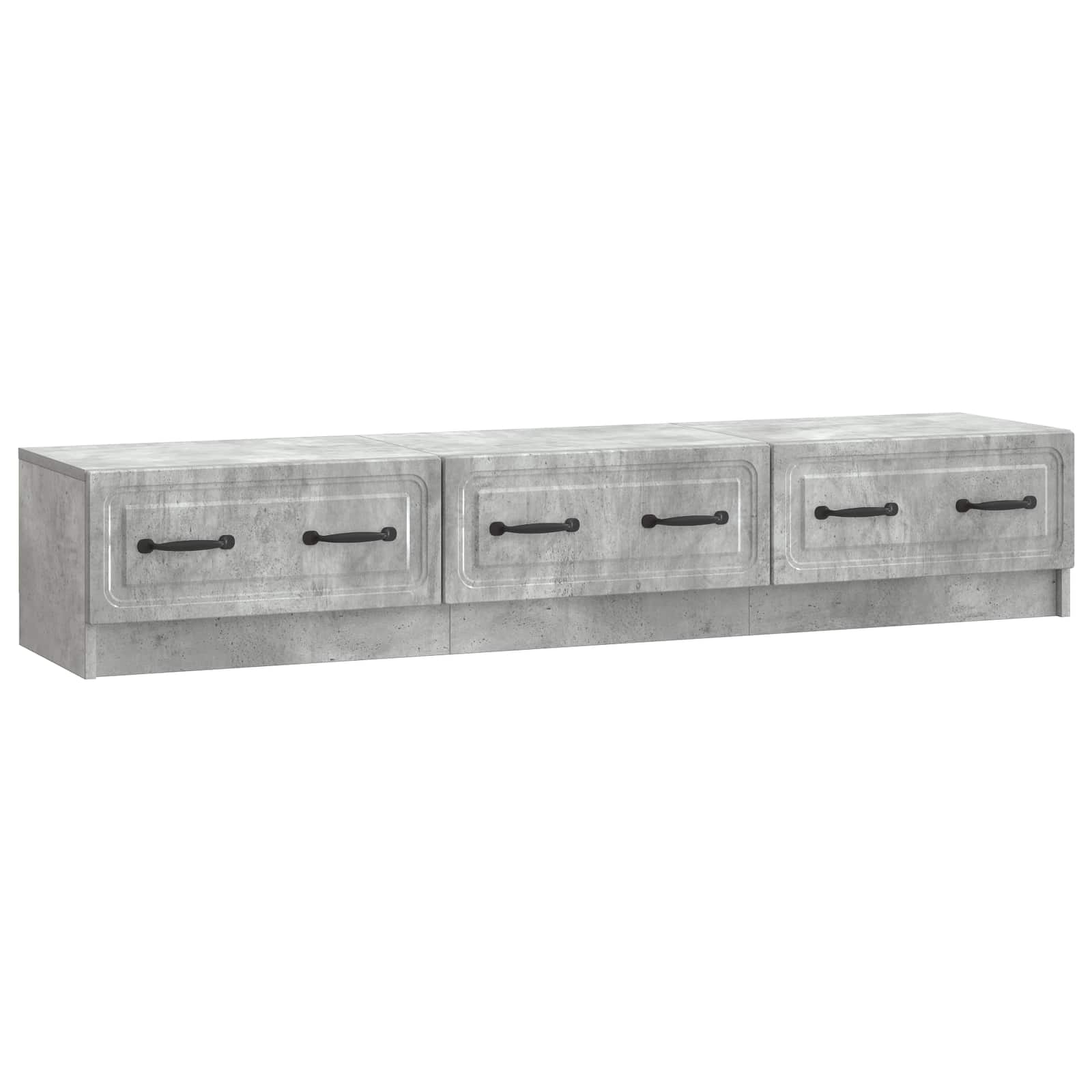 TV ormar Betonska siva 147 x 34,5 x 27 cm Konstruirano drvo
