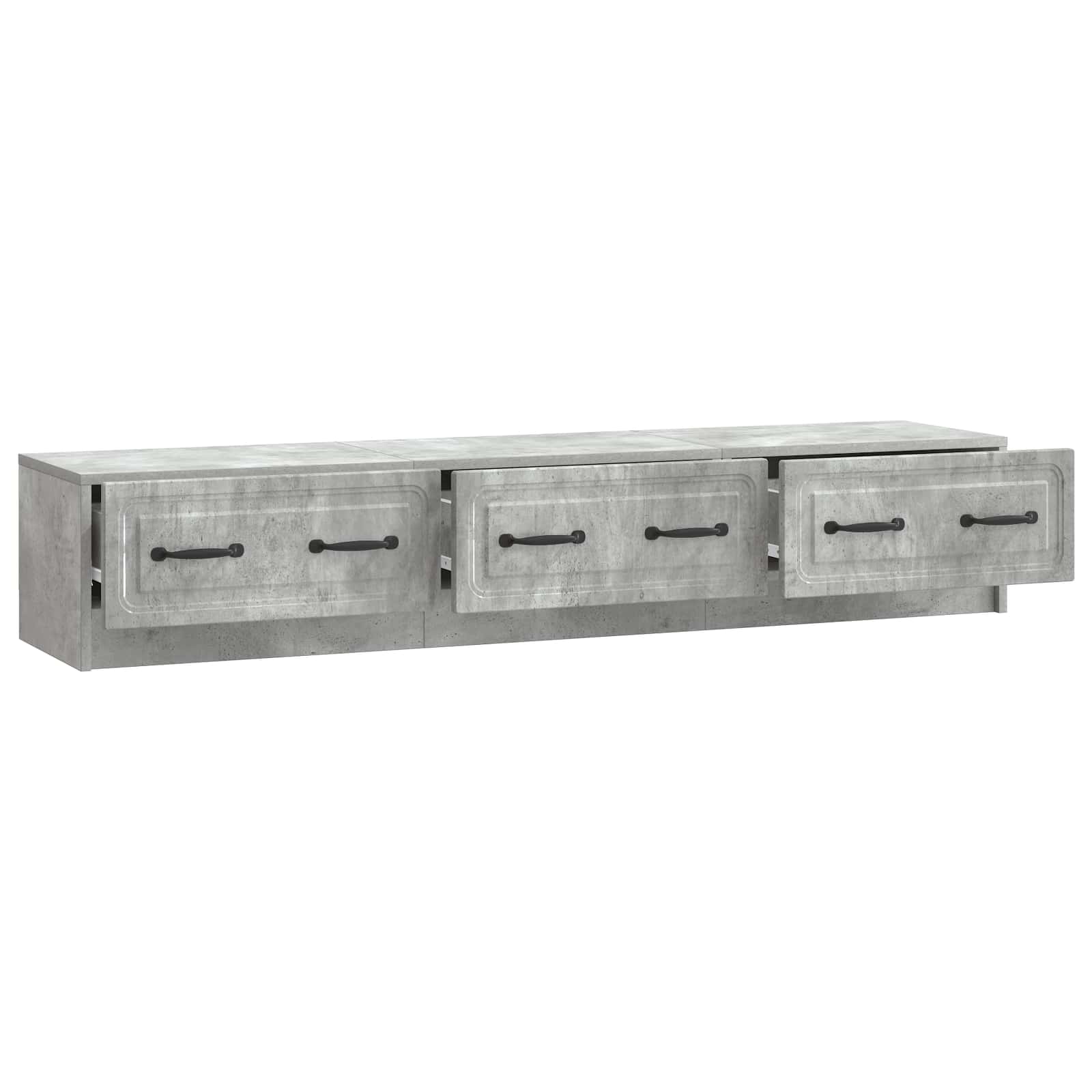 TV ormar Betonska siva 147 x 34,5 x 27 cm Konstruirano drvo