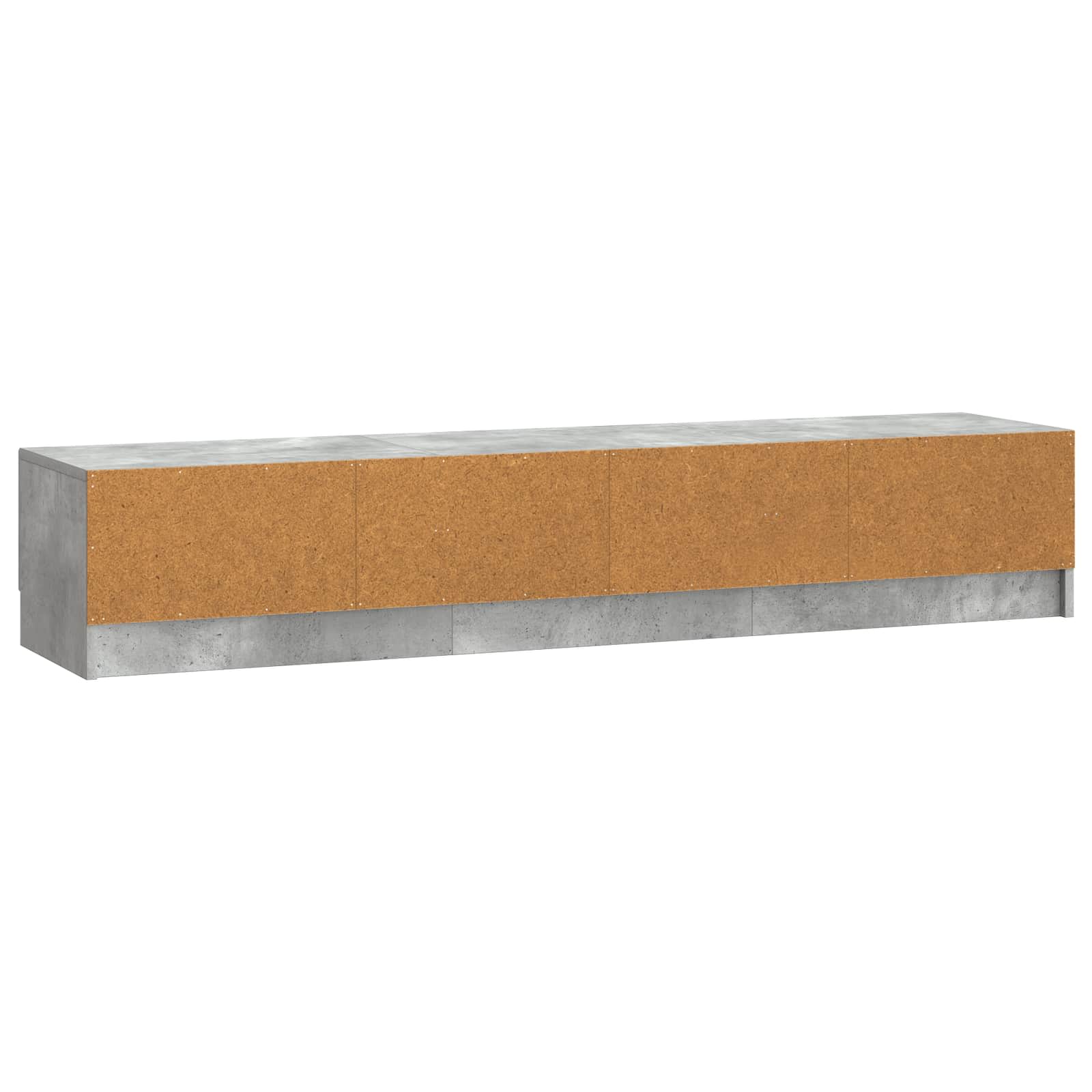 TV ormar Betonska siva 147 x 34,5 x 27 cm Konstruirano drvo