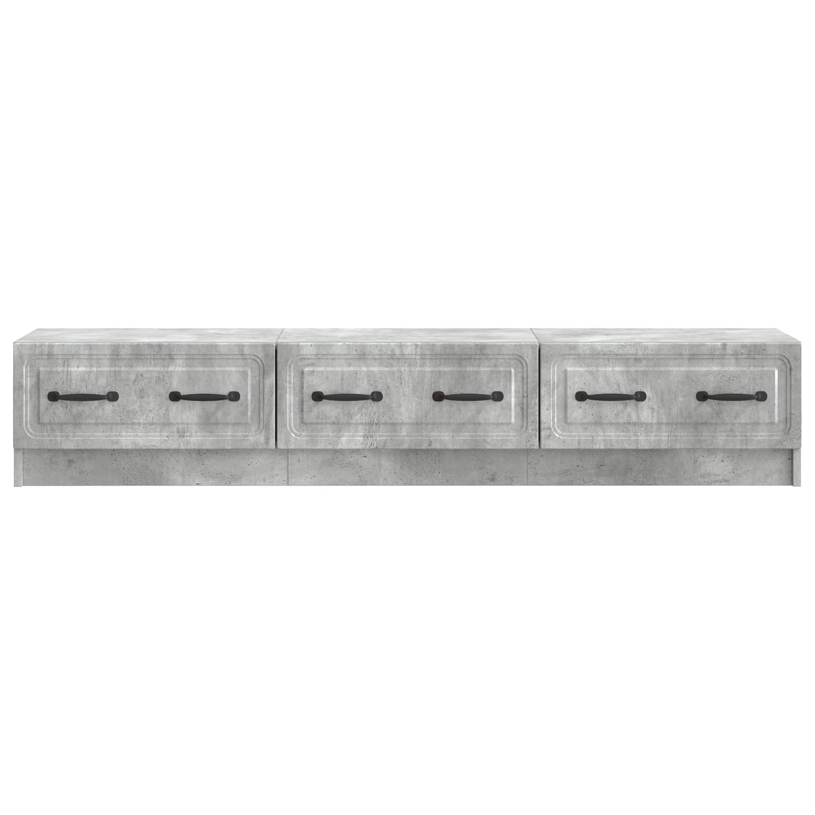 TV ormar Betonska siva 147 x 34,5 x 27 cm Konstruirano drvo