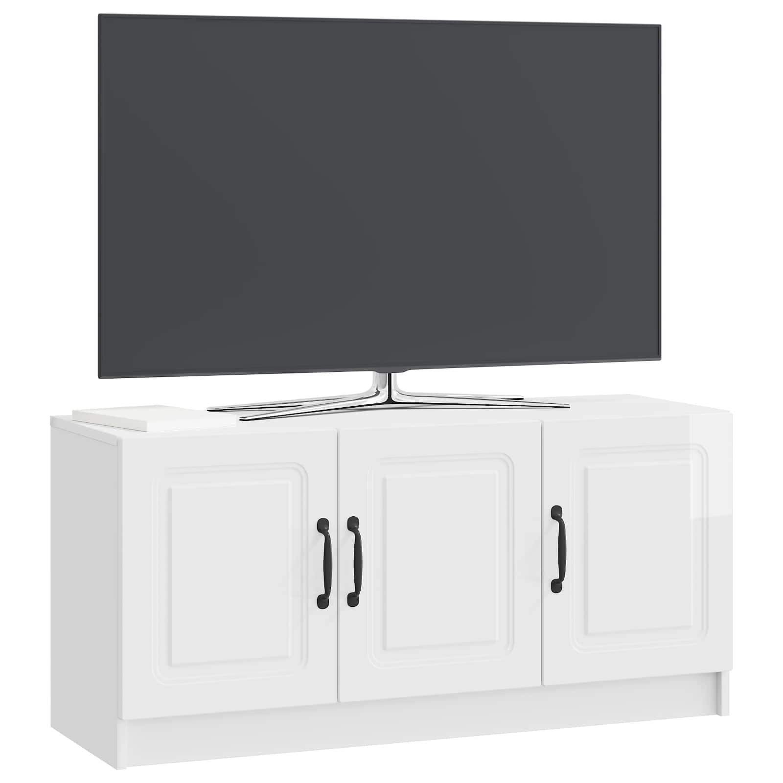 TV ormar Bijela visokog sjaja 99 x 34,5 x 47 cm