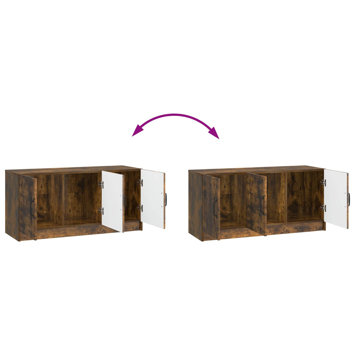 TV ormar Dimljeni hrast 99 x 34,5 x 47 cm Konstruirano drvo
