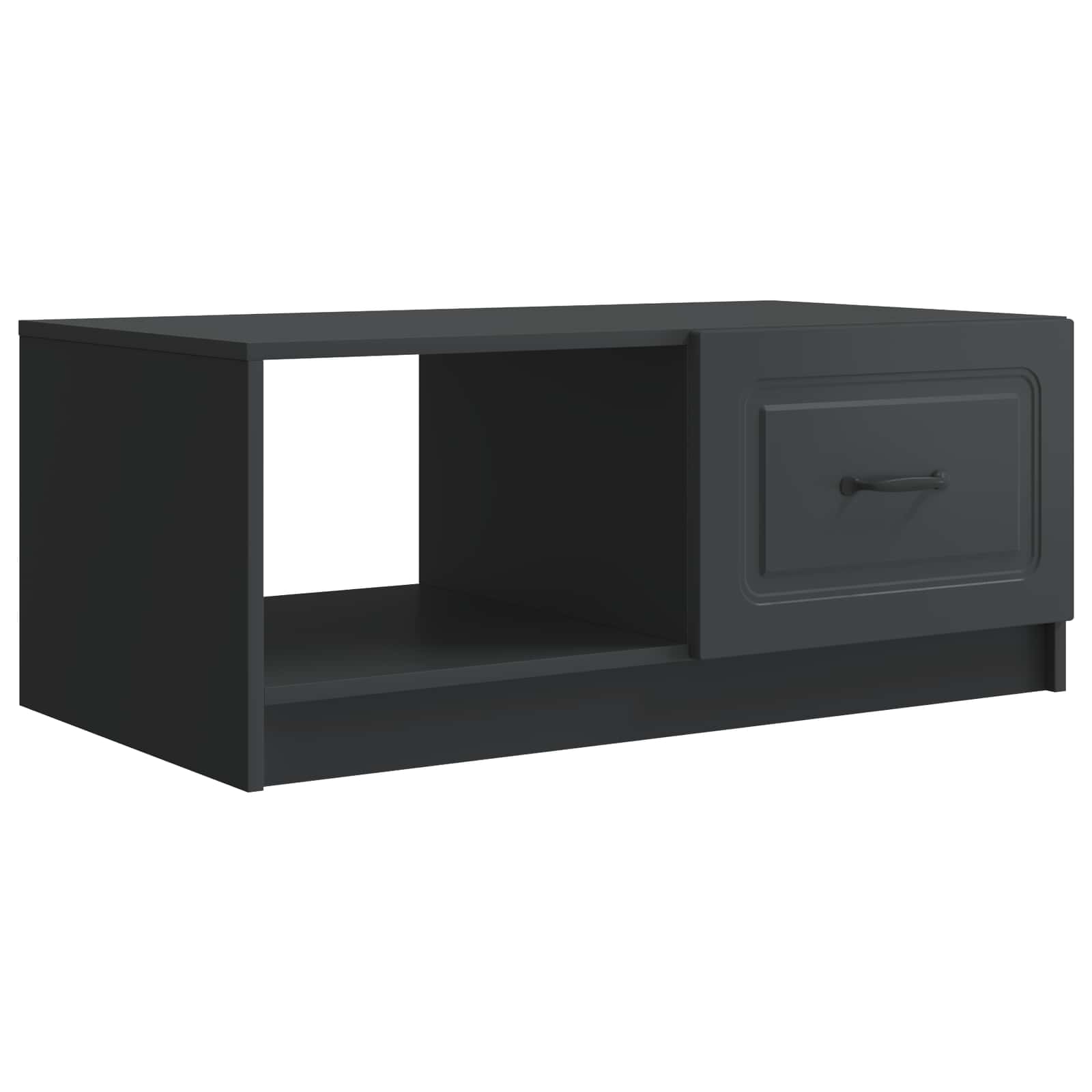 Kava Stol Crna 90 x 50 x 37 cm Konstruirano drvo