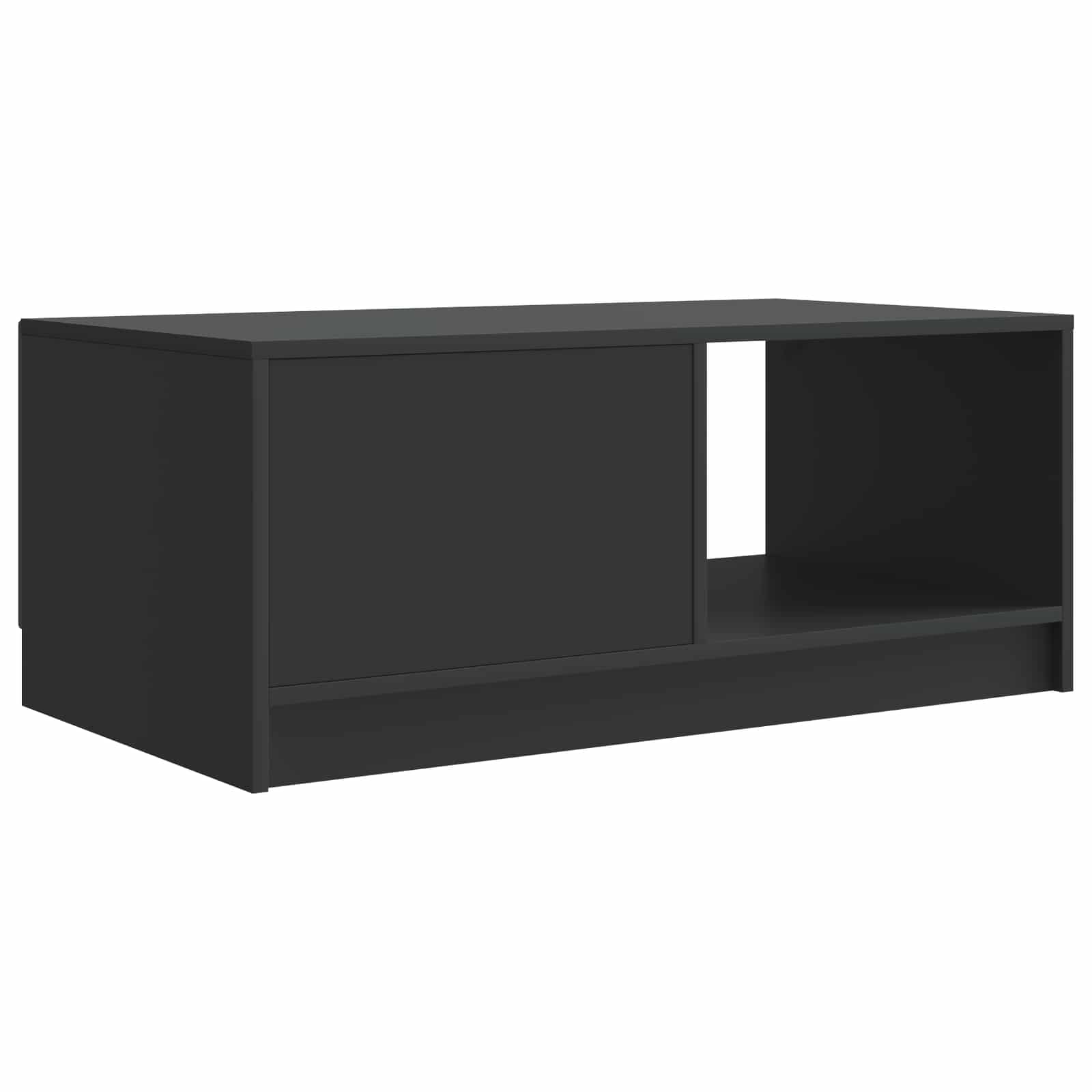 Kava Stol Crna 90 x 50 x 37 cm Konstruirano drvo