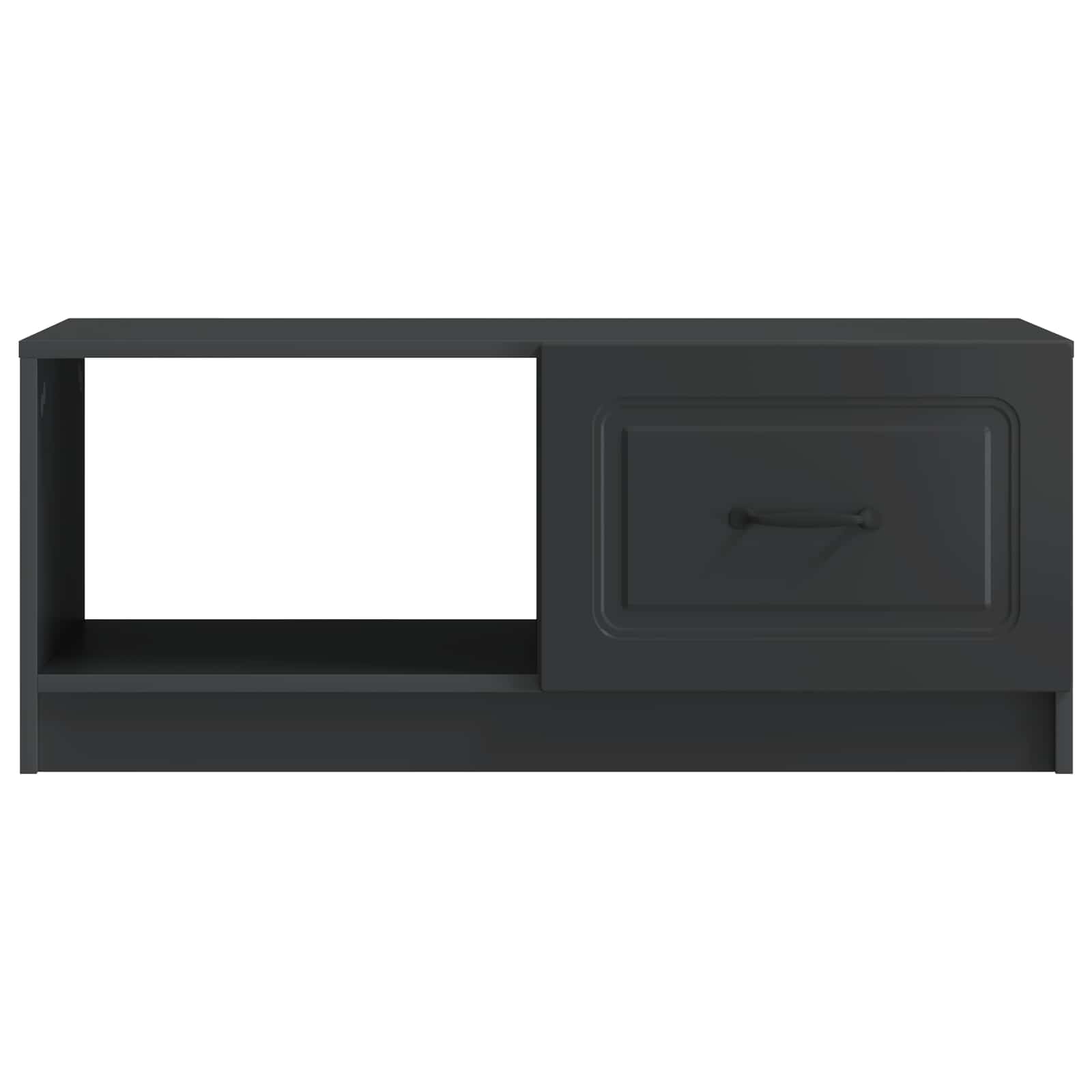 Kava Stol Crna 90 x 50 x 37 cm Konstruirano drvo