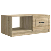 Kava Stol Hrast sonoma 90 x 50 x 37 cm Konstruirano drvo