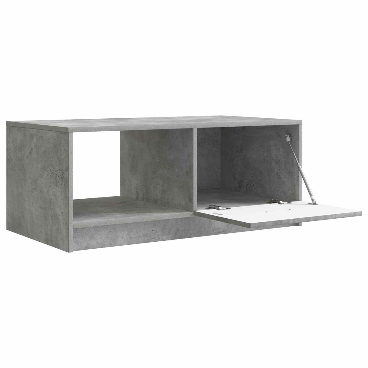 Kava Stol Betonska siva 90 x 50 x 37 cm Konstruirano drvo