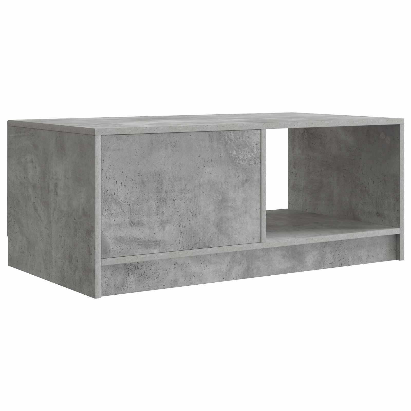 Kava Stol Betonska siva 90 x 50 x 37 cm Konstruirano drvo