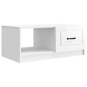 Kava Stol Bijela visokog sjaja 90 x 50 x 37 cm