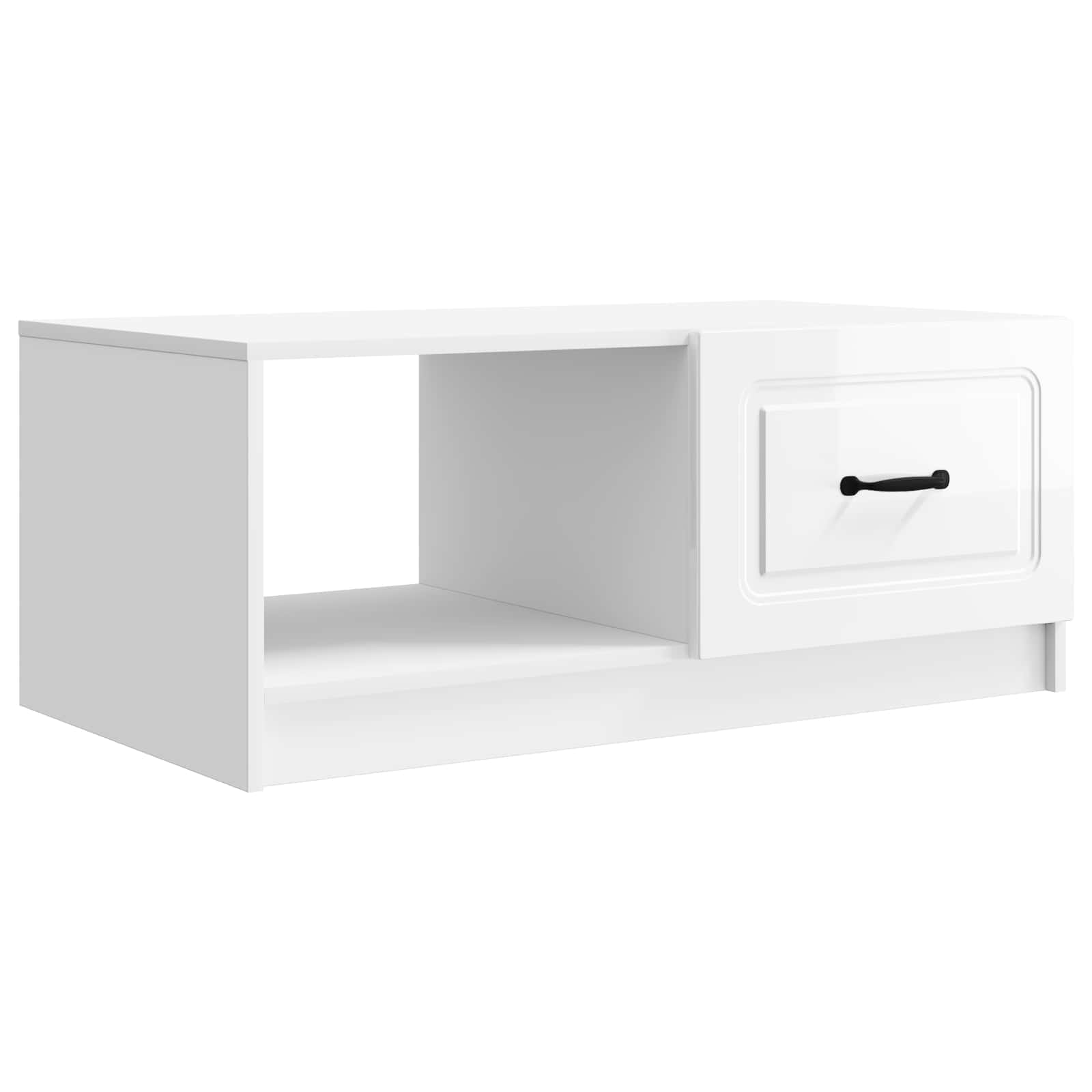 Kava Stol Bijela visokog sjaja 90 x 50 x 37 cm