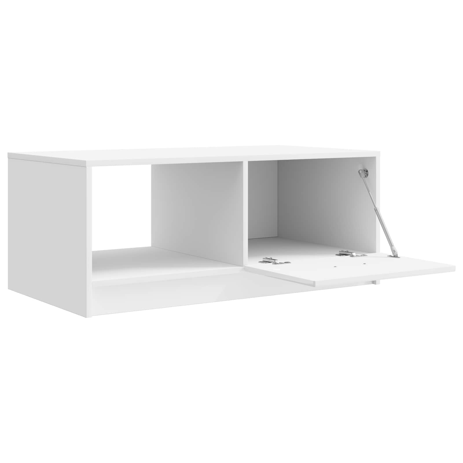 Kava Stol Bijela visokog sjaja 90 x 50 x 37 cm