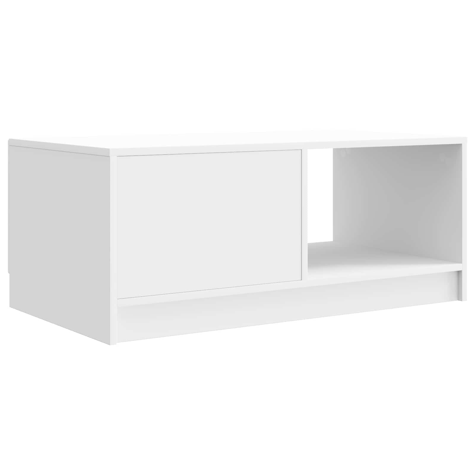 Kava Stol Bijela visokog sjaja 90 x 50 x 37 cm