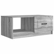 Kava Stol Siva sonoma 90 x 50 x 37 cm Konstruirano drvo