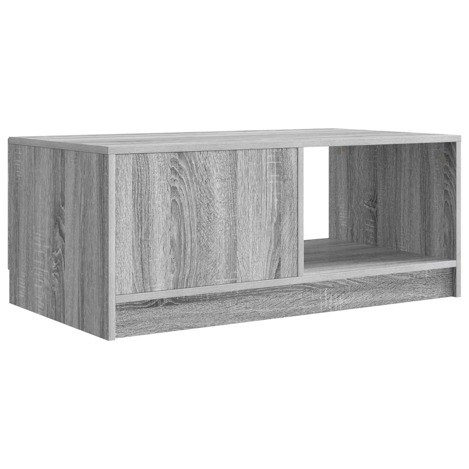 Kava Stol Siva sonoma 90 x 50 x 37 cm Konstruirano drvo