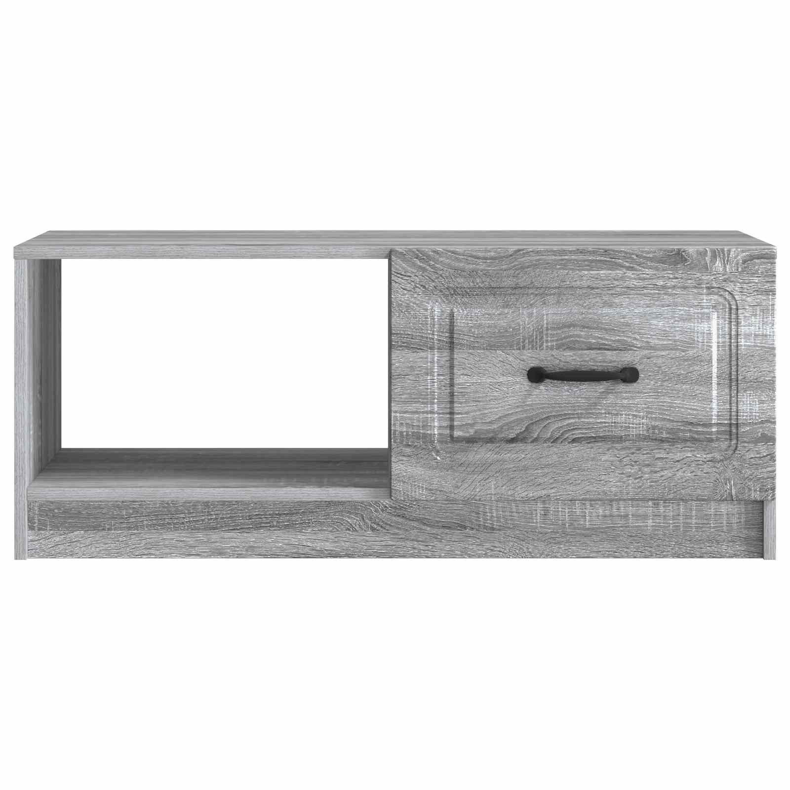 Kava Stol Siva sonoma 90 x 50 x 37 cm Konstruirano drvo