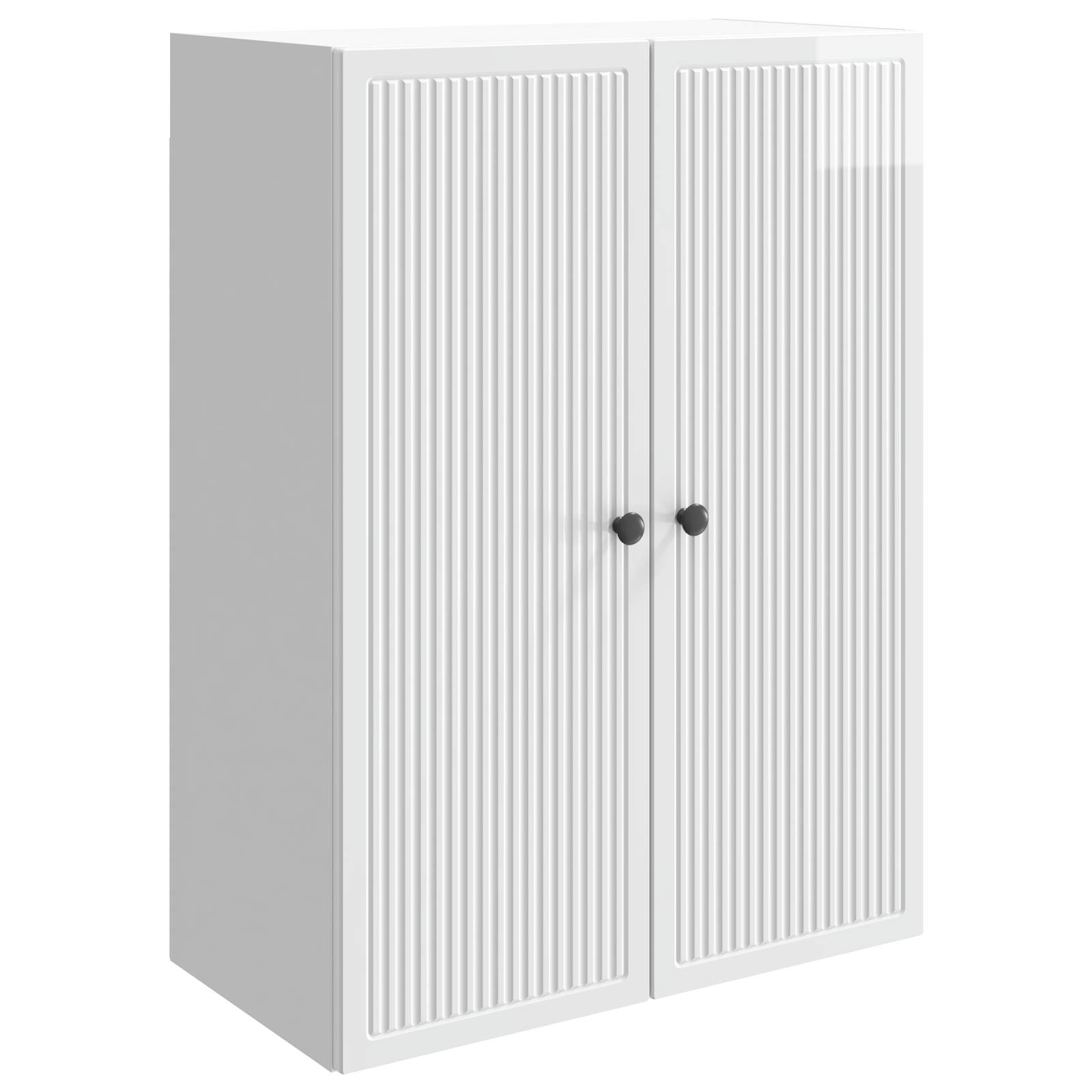 Ormar za montažu na zid Bijela visokog sjaja 66 x 34,5 x 90 cm