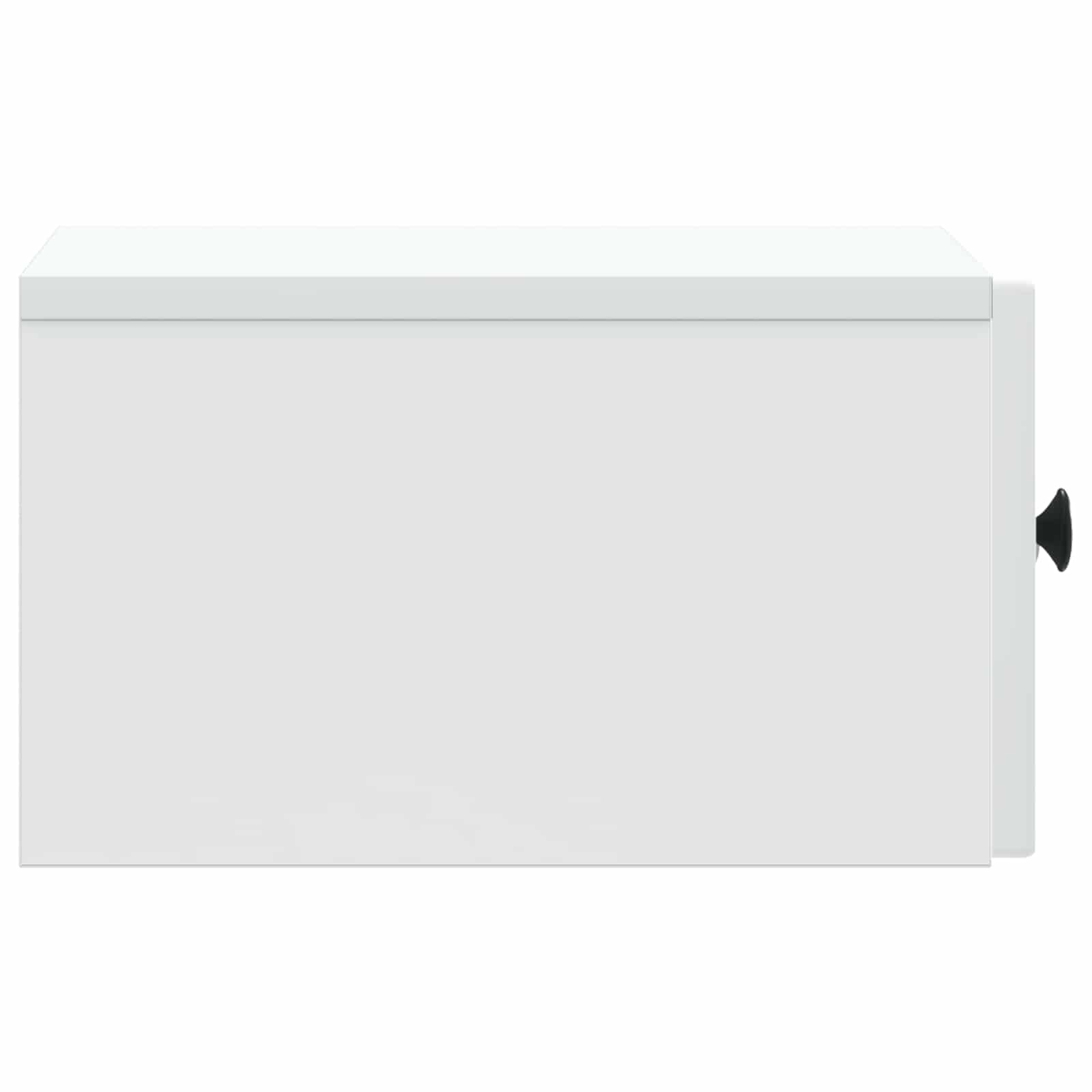 Noćni ormarić za montažu na zid 2 pcs Bijela 33 x 34,5 x 20 cm