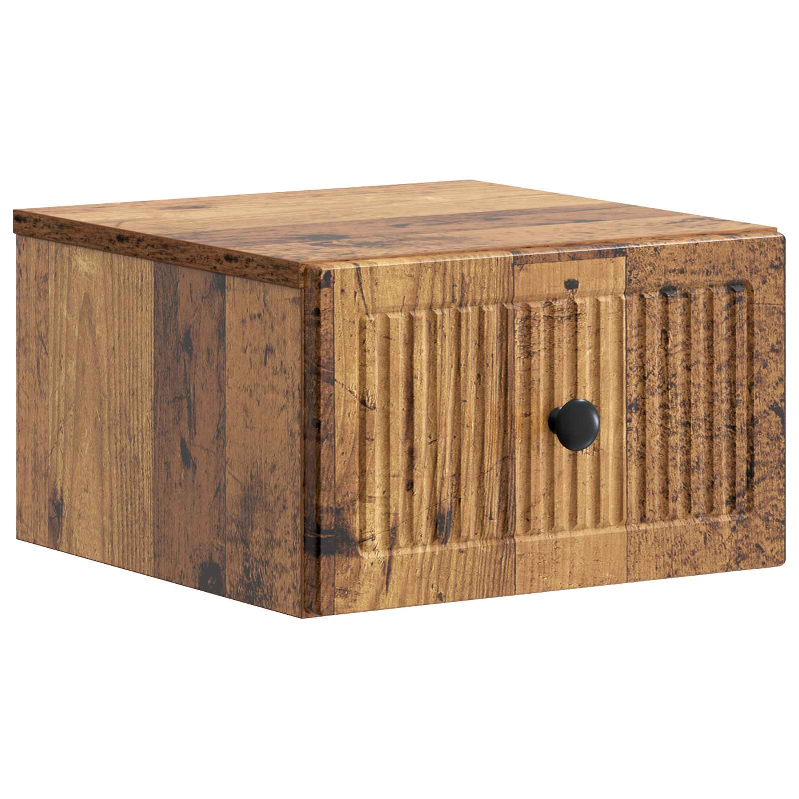 Noćni ormarić za montažu na zid Staro drvo 33 x 34,5 x 20 cm