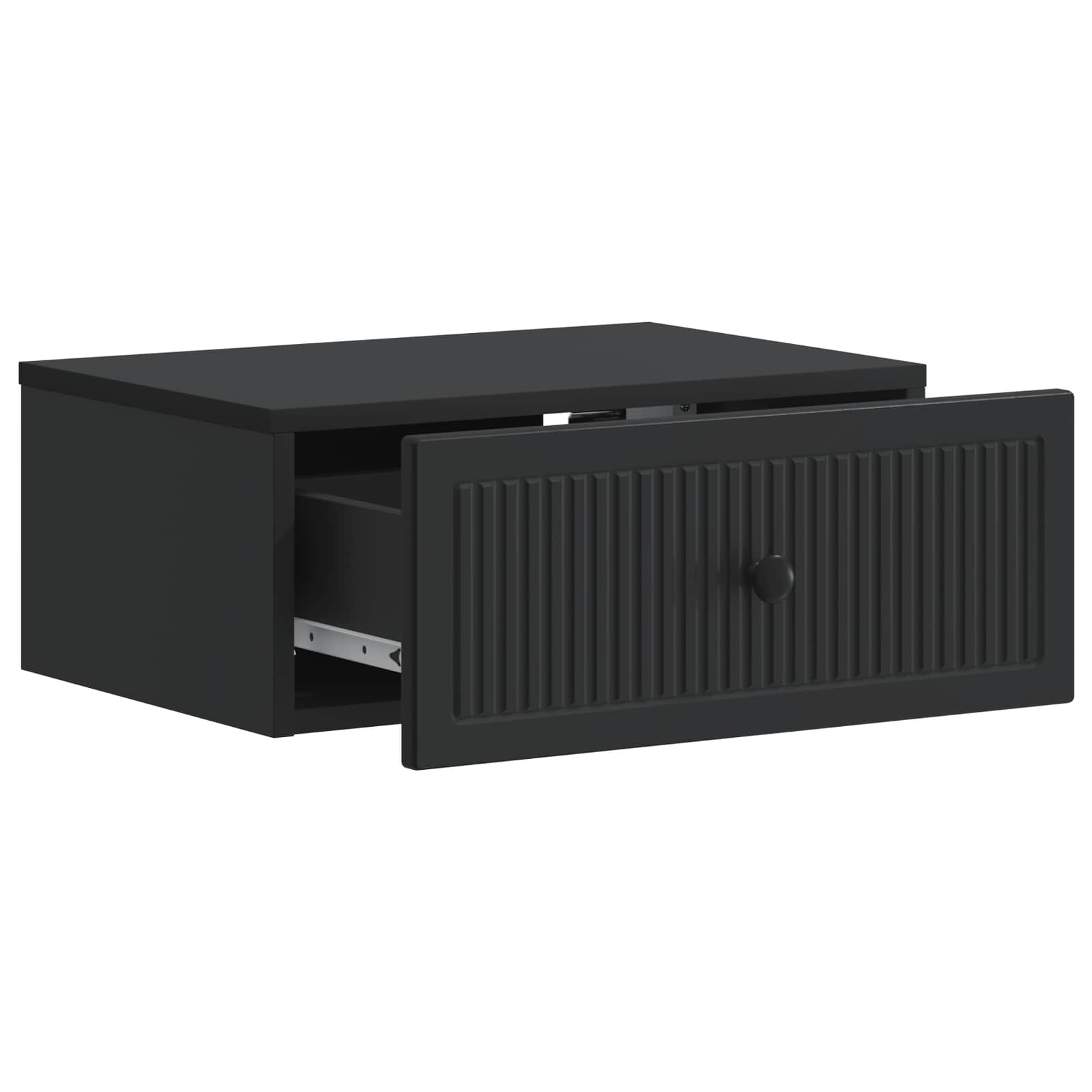 Noćni ormar 2 pcs Crna 49 x 34,5 x 20 cm Konstruirano drvo