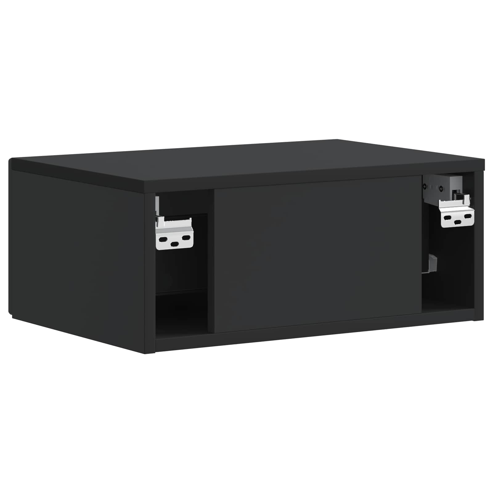 Noćni ormar 2 pcs Crna 49 x 34,5 x 20 cm Konstruirano drvo