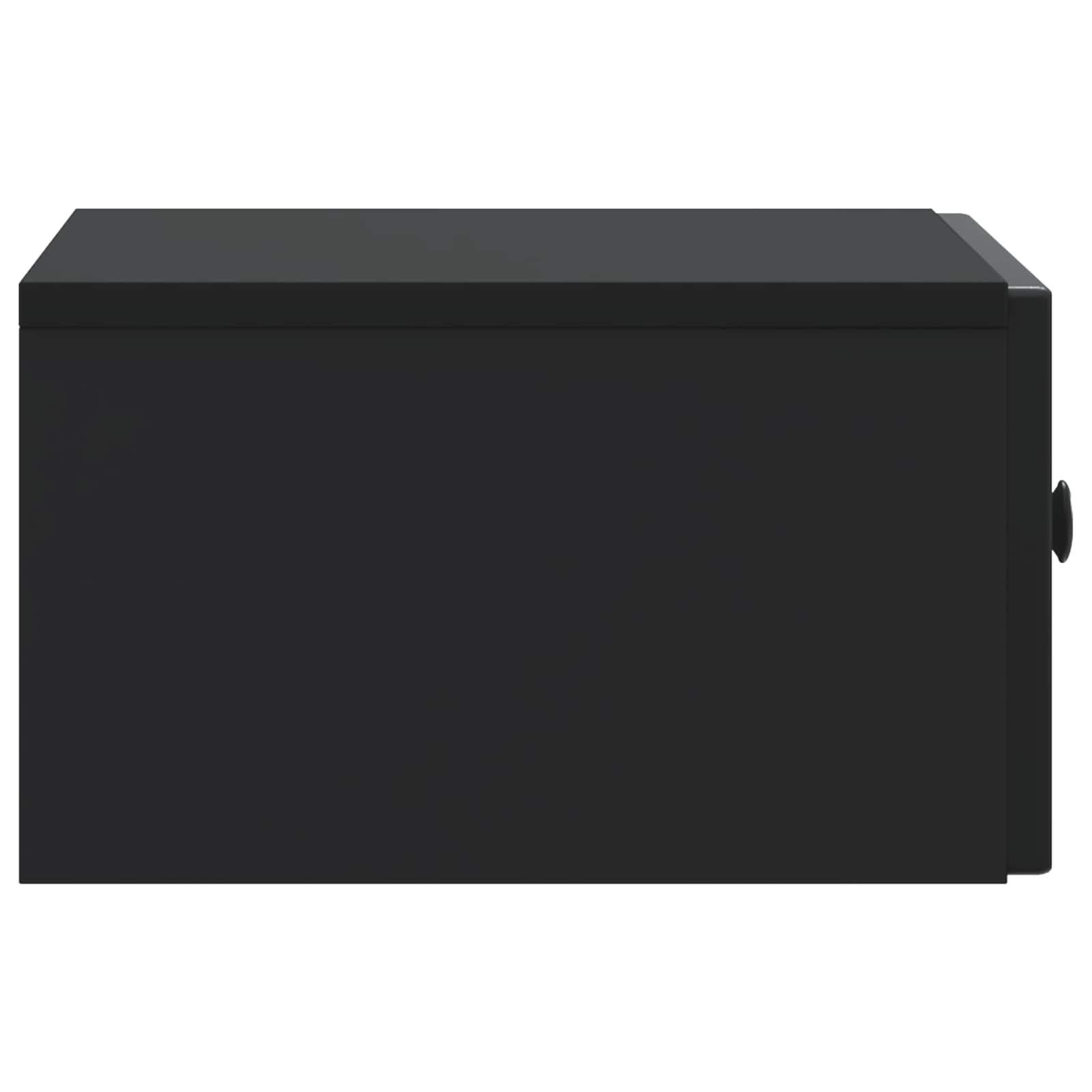 Noćni ormar 2 pcs Crna 49 x 34,5 x 20 cm Konstruirano drvo