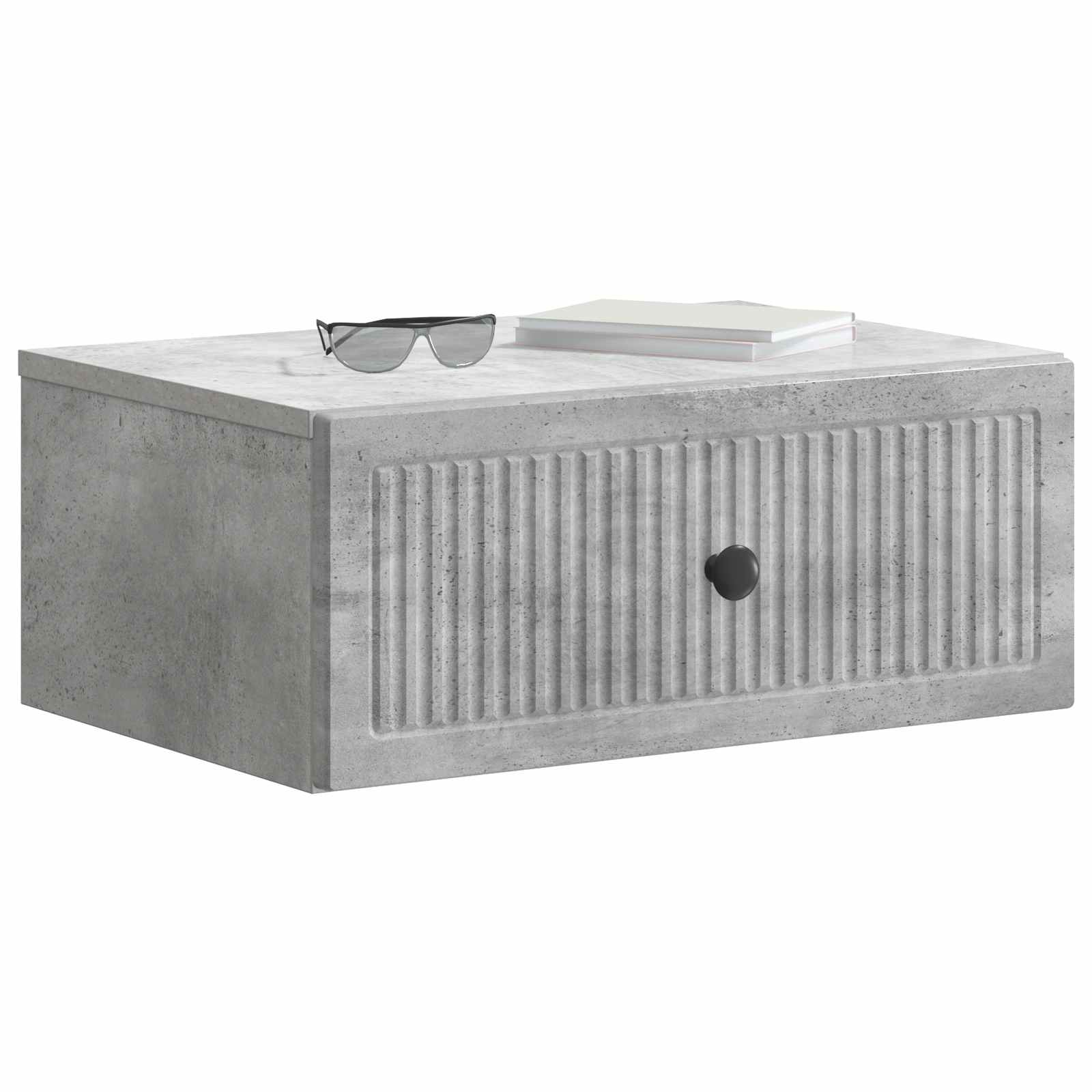 Noćni ormar Betonska siva 49 x 34,5 x 20 cm Konstruirano drvo