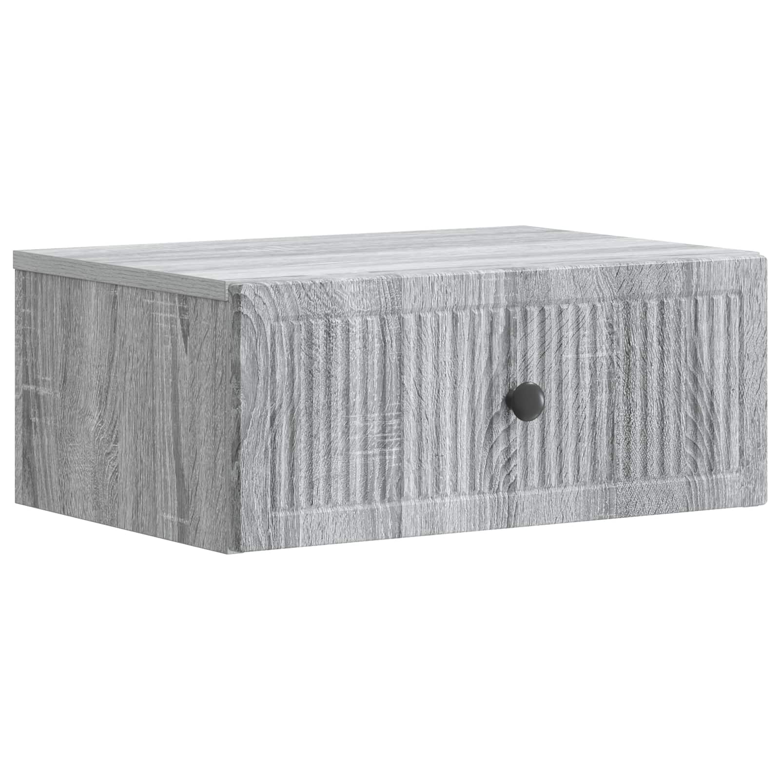 Noćni ormar s ladicama 2 pcs Siva sonoma 49 x 34,5 x 20 cm