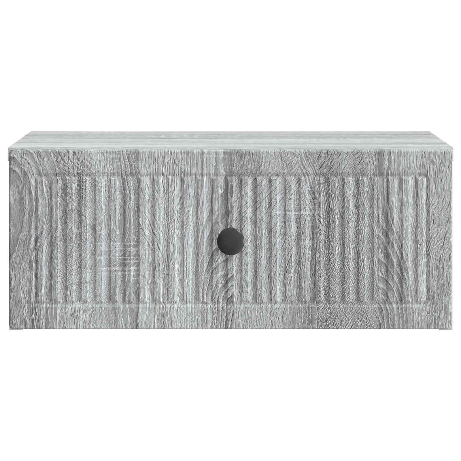 Noćni ormar s ladicama 2 pcs Siva sonoma 49 x 34,5 x 20 cm