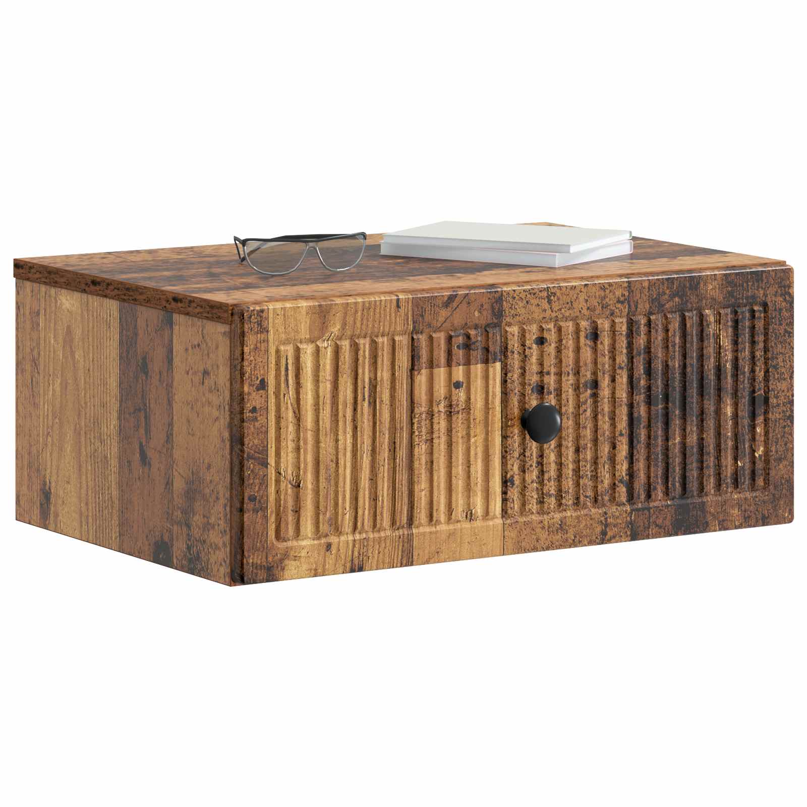 Noćni ormar s ladicama 2 pcs Staro drvo 49 x 34,5 x 20 cm