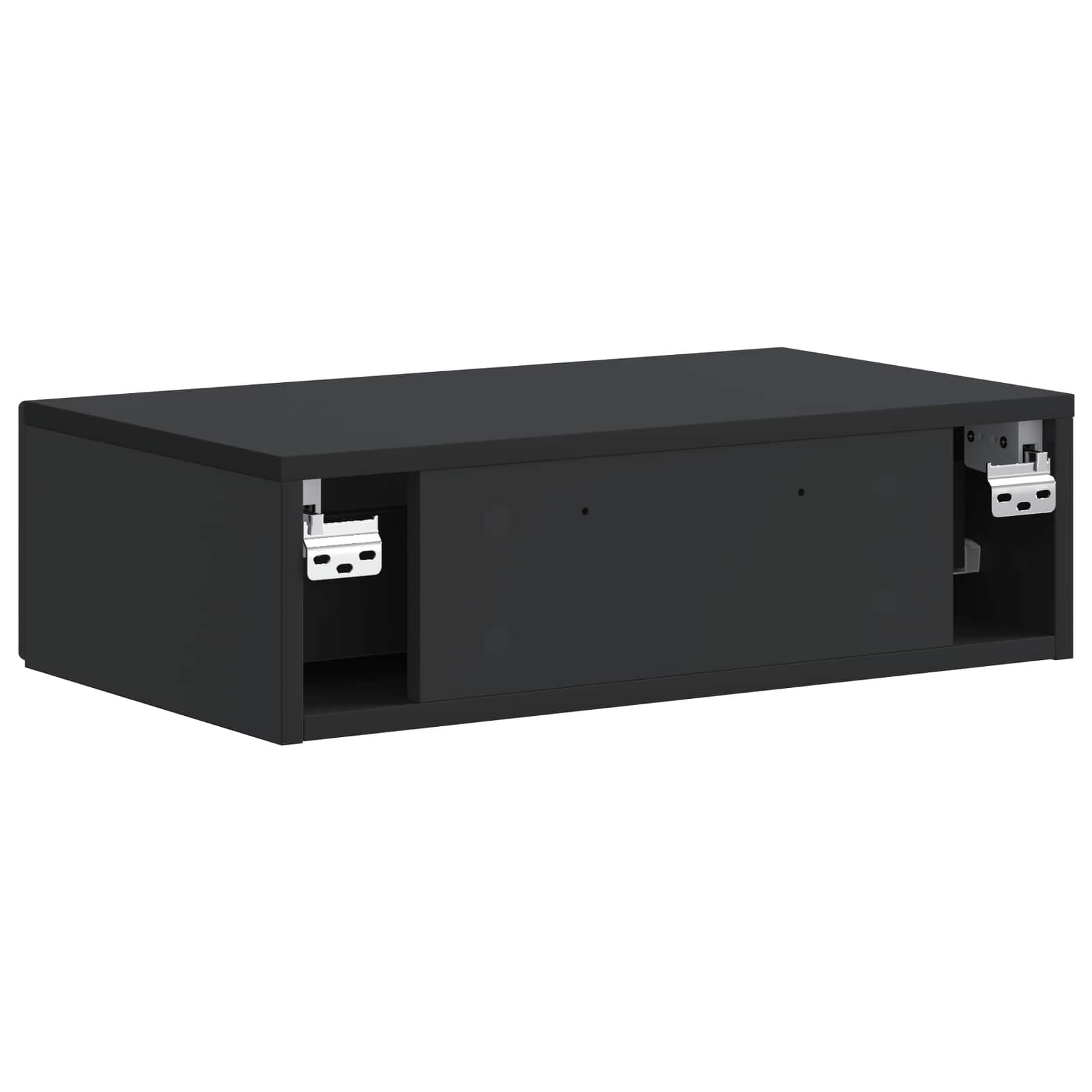 Stolna montirana na zid Crna 59 x 34,5 x 17 cm