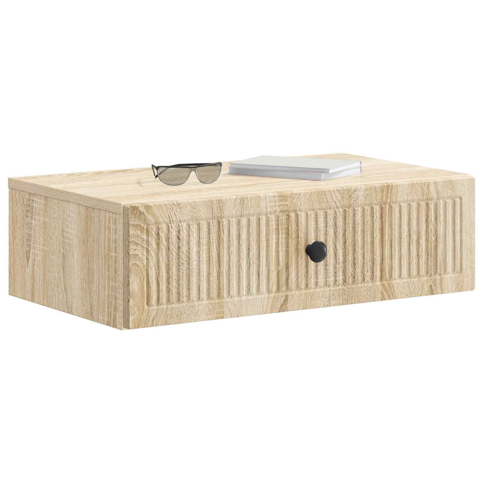 Stolna montirana na zid Hrast sonoma 59 x 34,5 x 17 cm