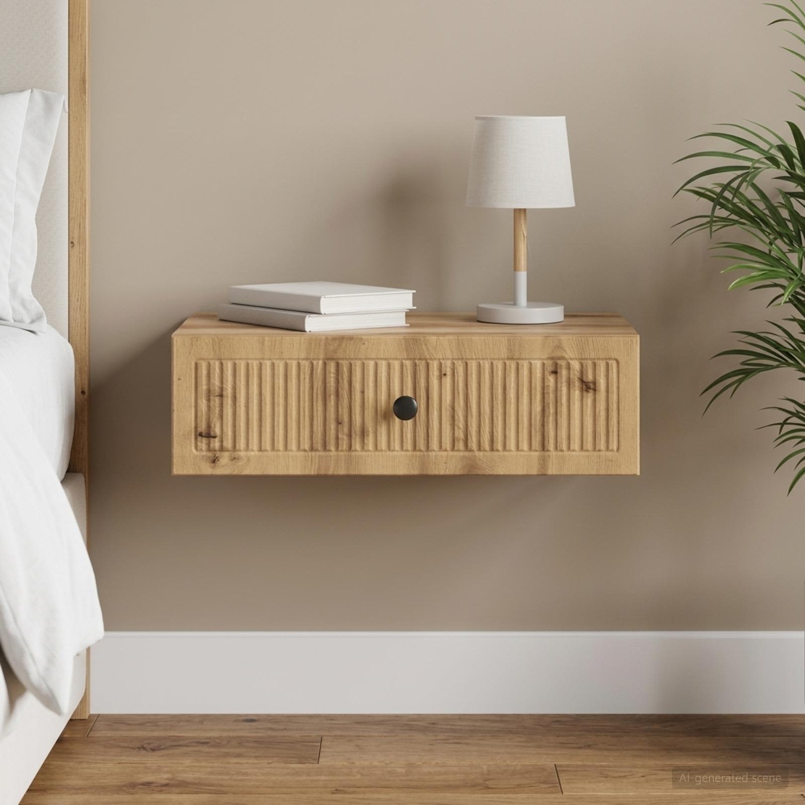 Stolna montirana na zid 59 x 34,5 x 17 cm Konstruirano drvo
